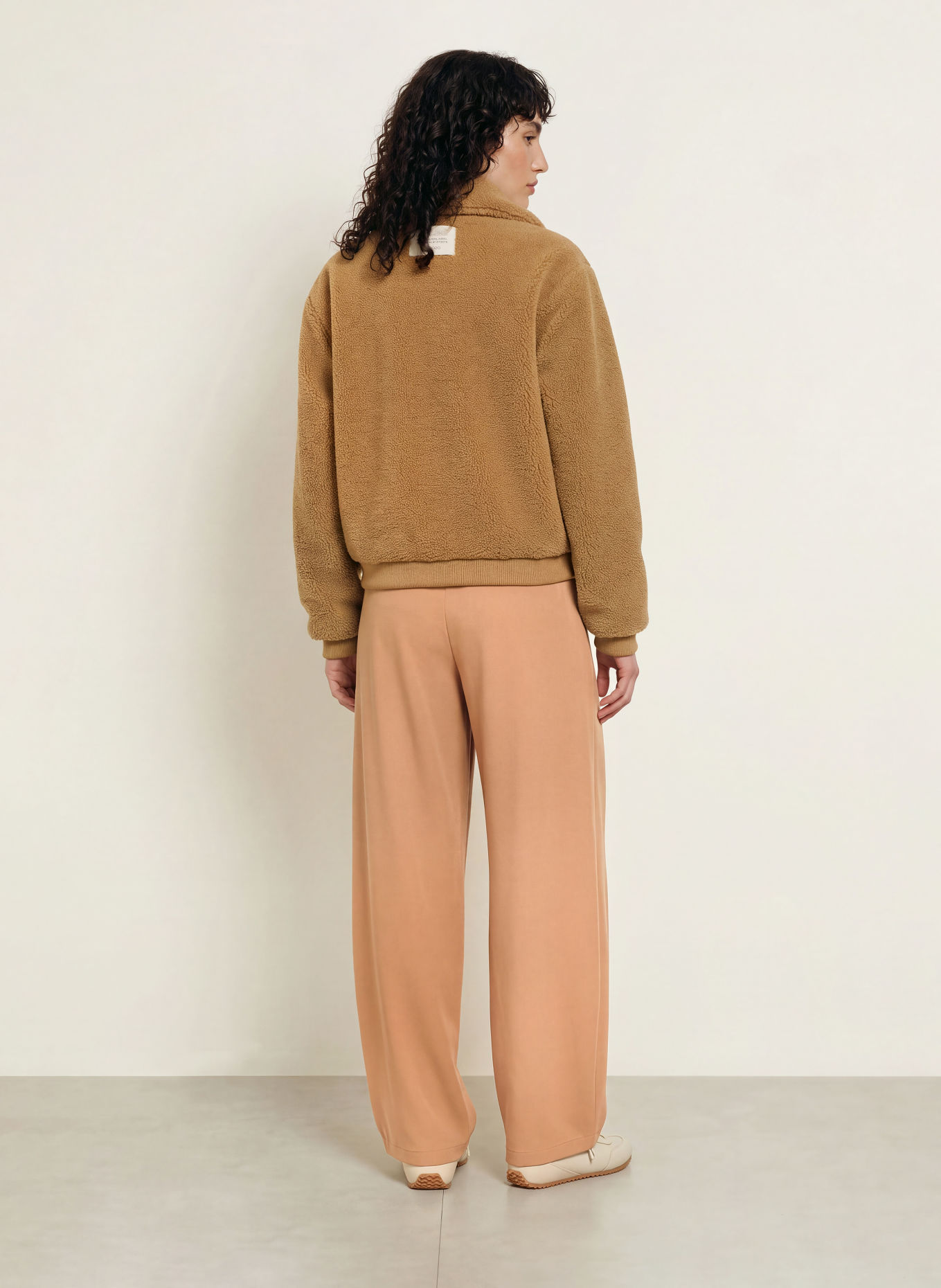 KARO KAUER Veste en fourrure synthétique: CHAMEAU
