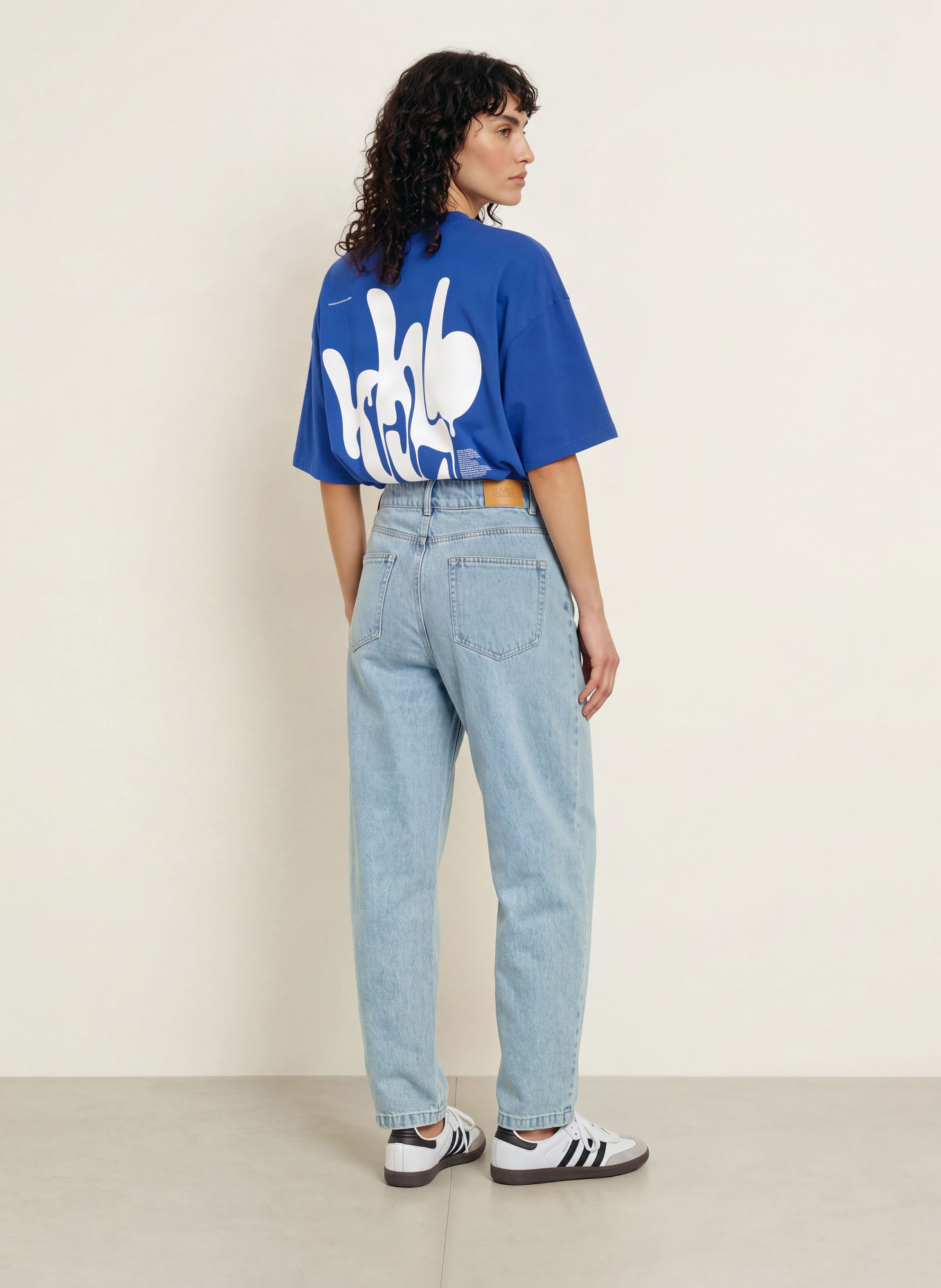 KARO KAUER Barrel džíny: 490 Denim Blue
