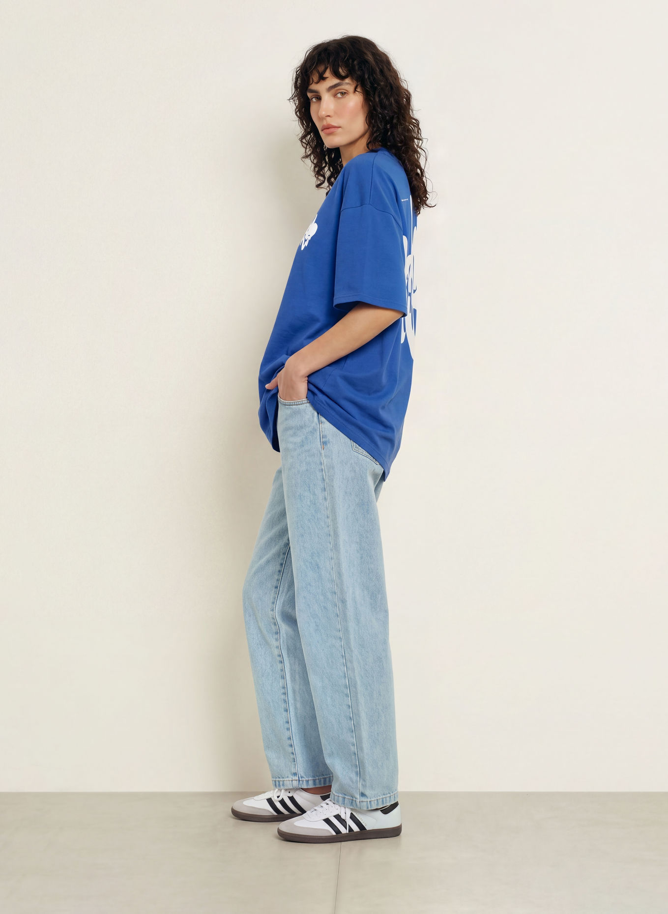 KARO KAUER Barrel džíny: 490 Denim Blue