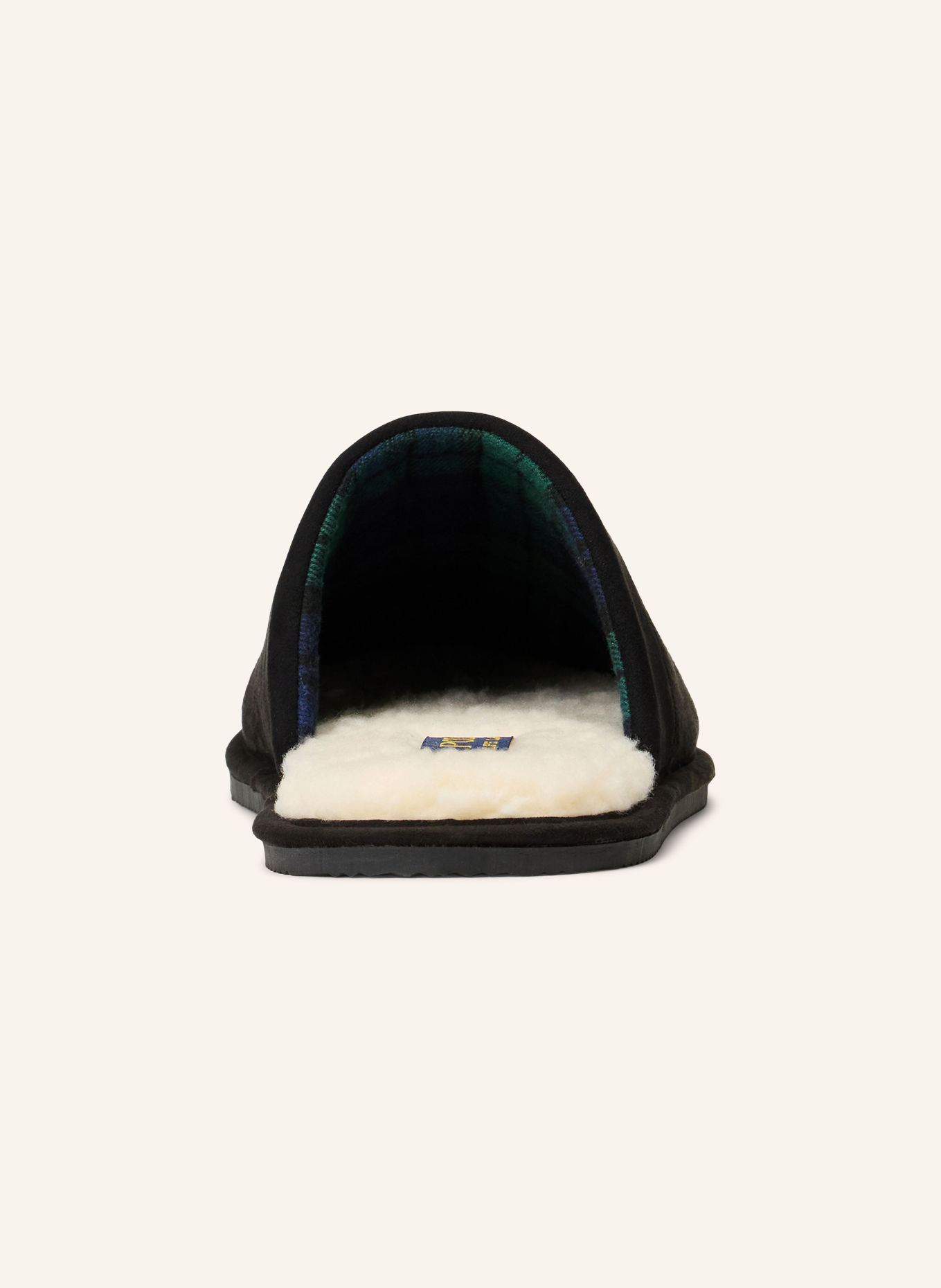 POLO RALPH LAUREN KLARENCE Slippers: BLACK