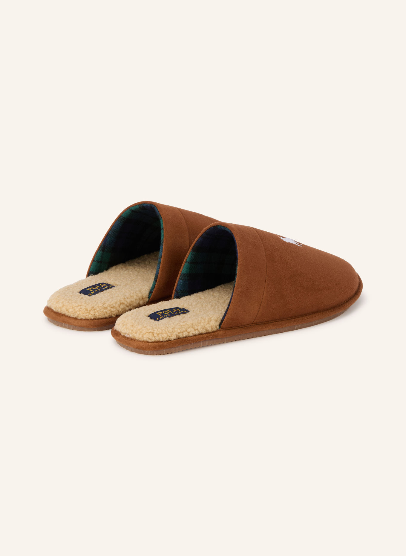 POLO RALPH LAUREN Chaussons KLARENCE: MARRON