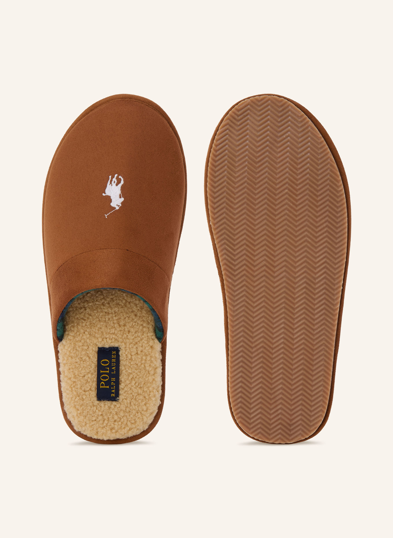 POLO RALPH LAUREN Chaussons KLARENCE: MARRON