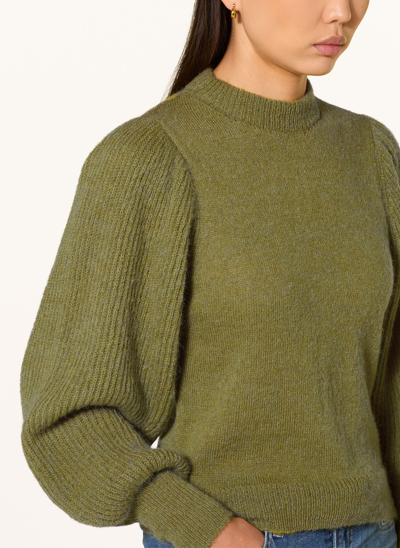 Rich & Royal Pullover mit Alpaka: GRÜN