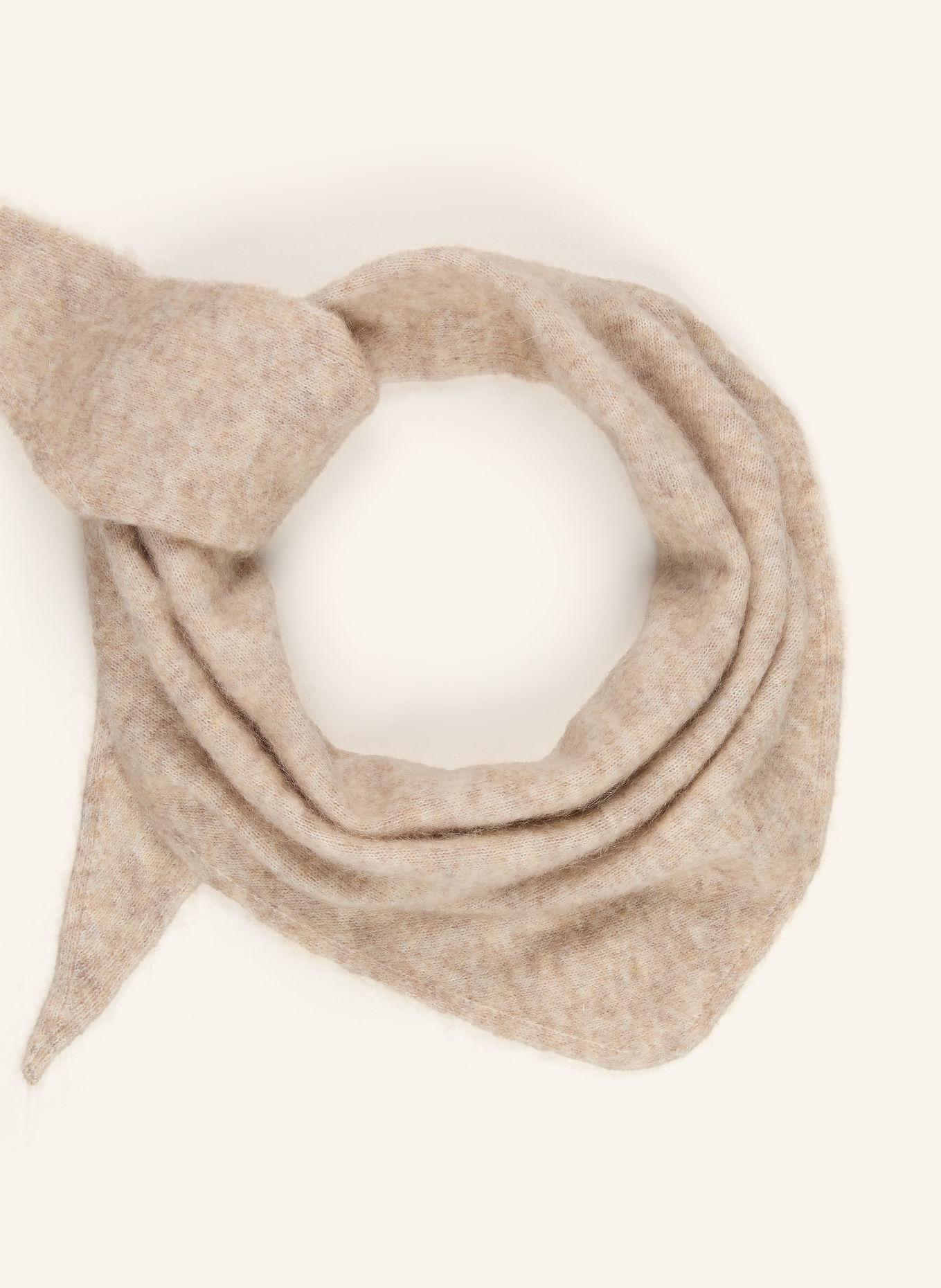 Rich & Royal Triangular scarf: BEIGE
