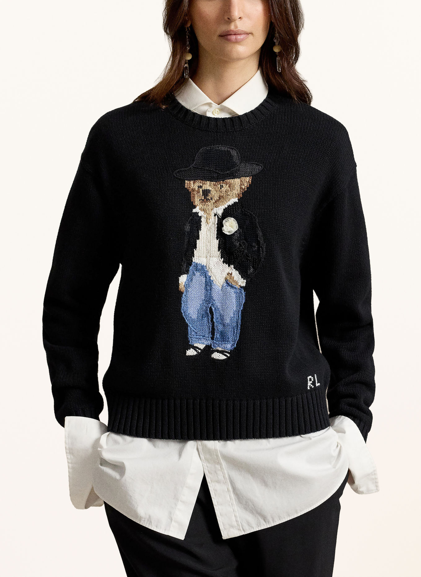 POLO RALPH LAUREN Svetry: ČERNÁ