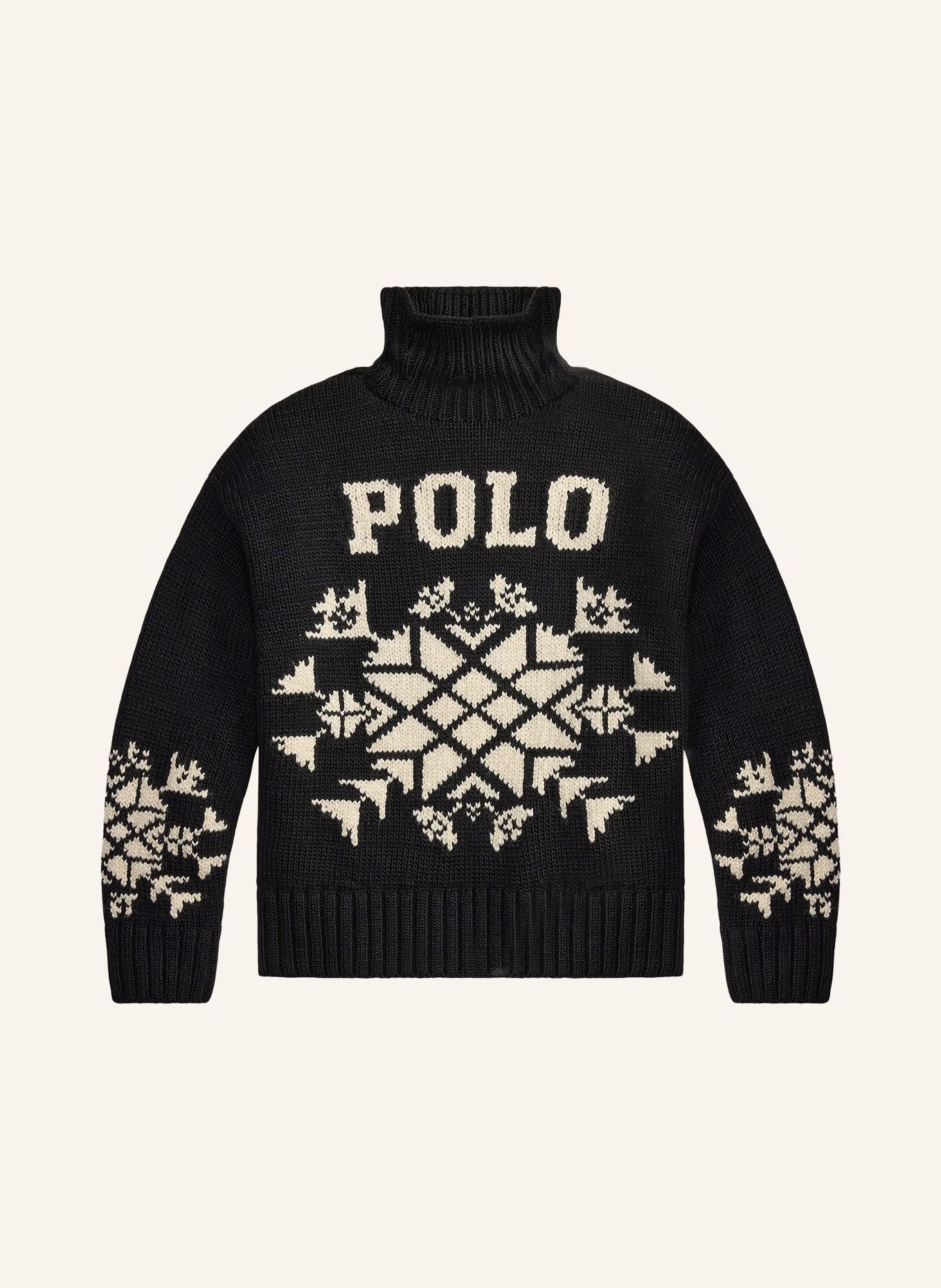 POLO RALPH LAUREN Trui: ZWART / WIT