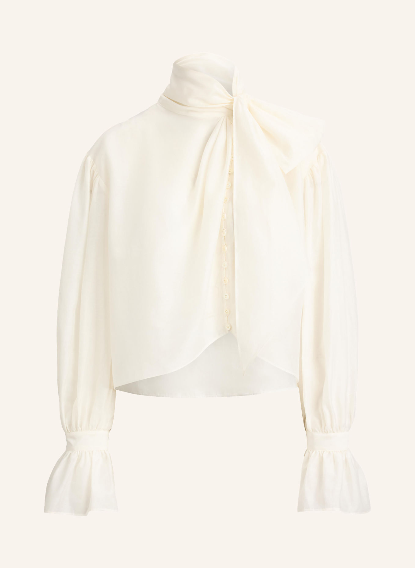 POLO RALPH LAUREN Strikblouse: CRÈME