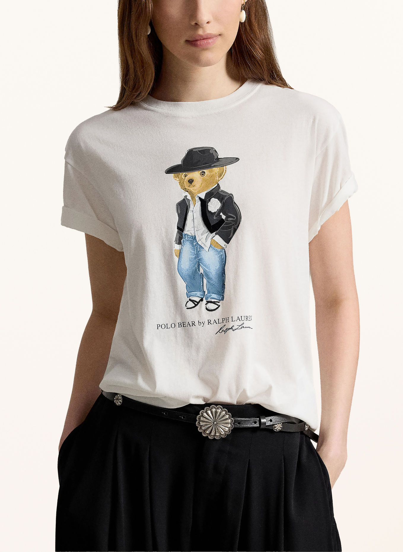 POLO RALPH LAUREN Tričko: BÍLÁ