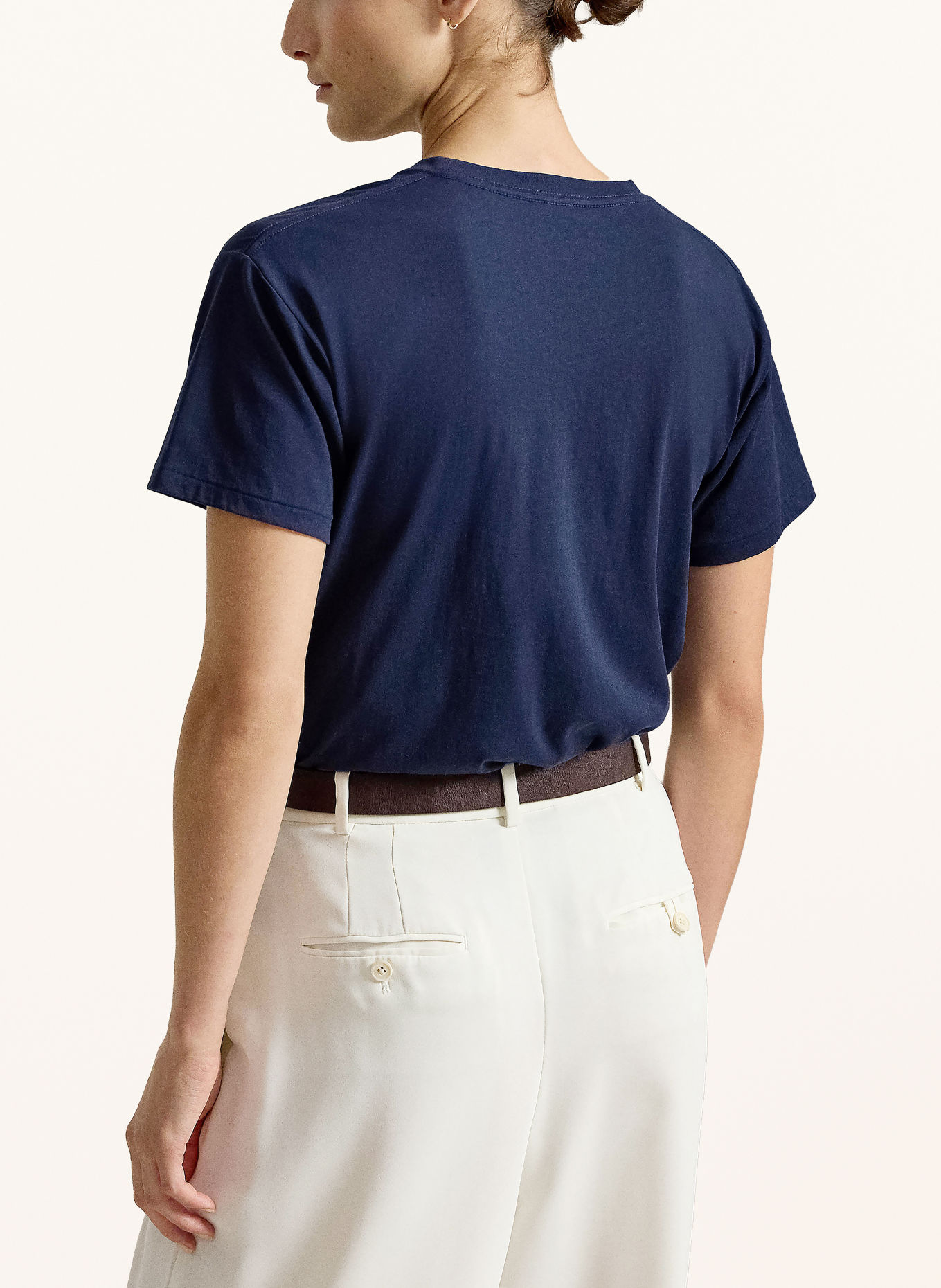 POLO RALPH LAUREN Tričko: TMAVĚ MODRÁ