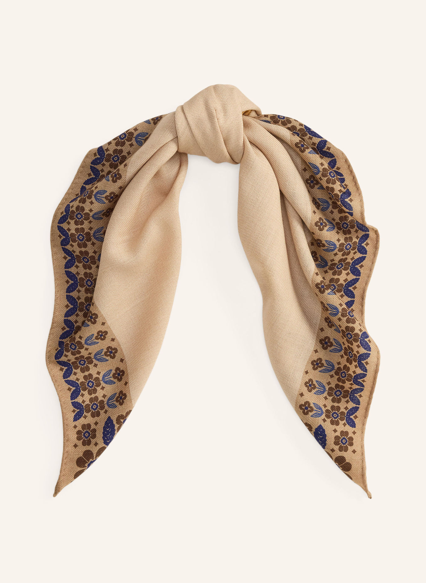 POLO RALPH LAUREN Halsdoek: CAMEL / BRUIN / DONKERBLAUW