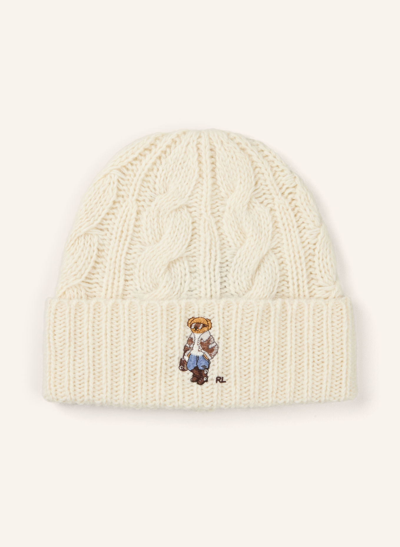 POLO RALPH LAUREN Mütze: HELLBRAUN