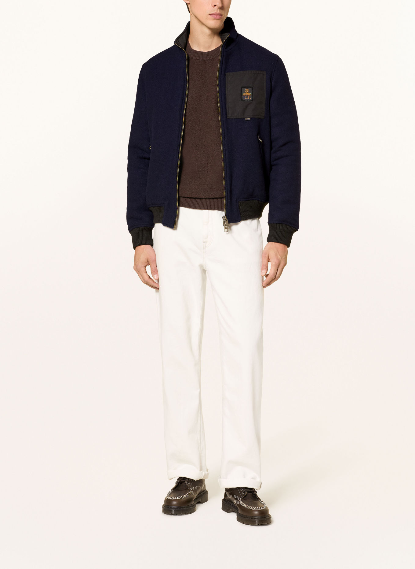 RefrigiWear Blouson SOLARIS: DUNKELBLAU / SCHWARZ