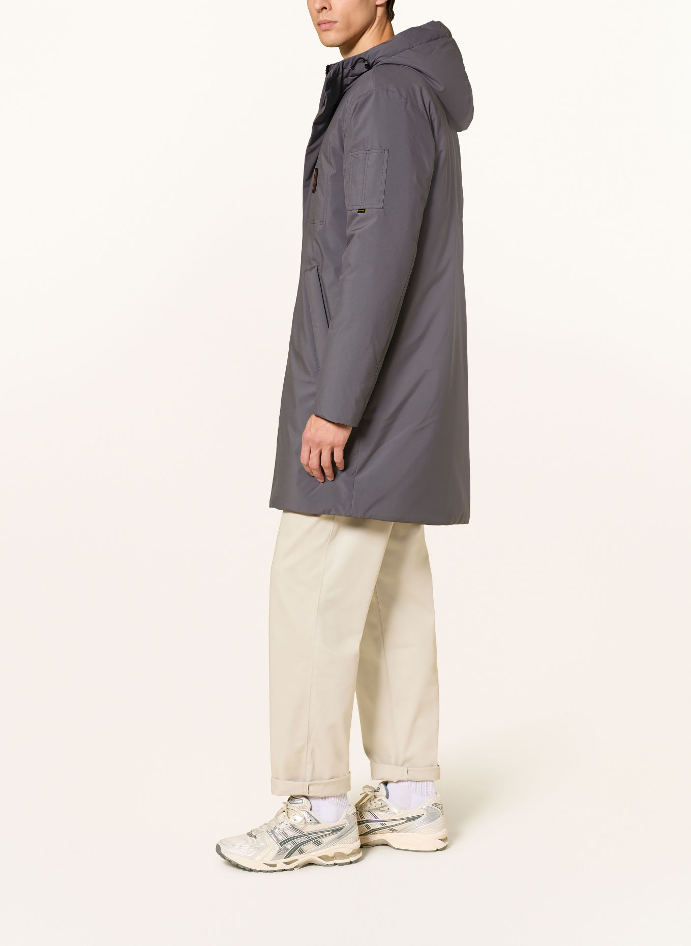 RefrigiWear Steppjacke NEW TECH: GRAU