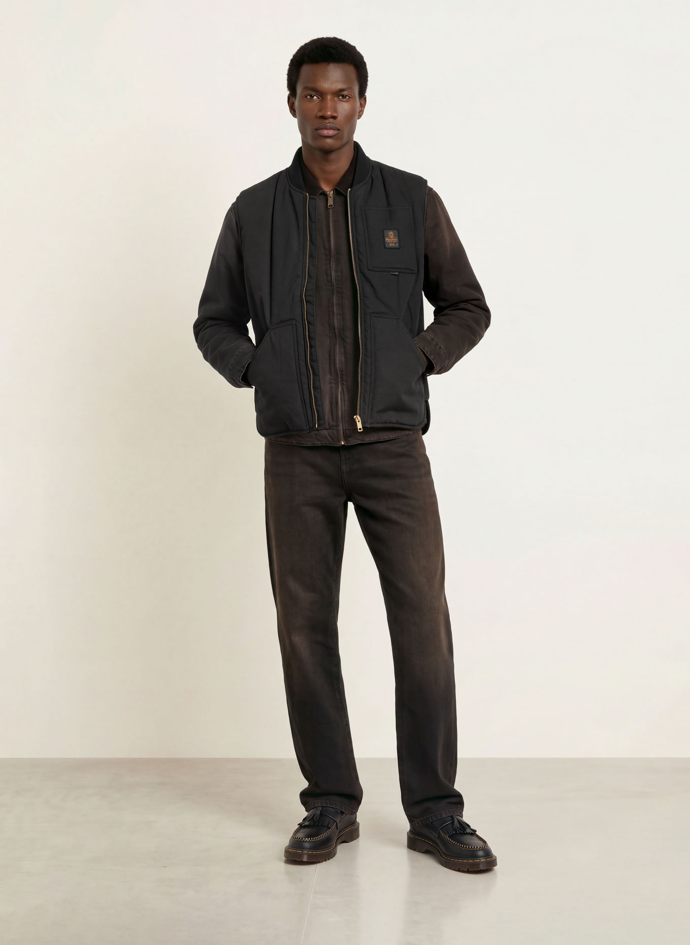 RefrigiWear Steppweste: SCHWARZ