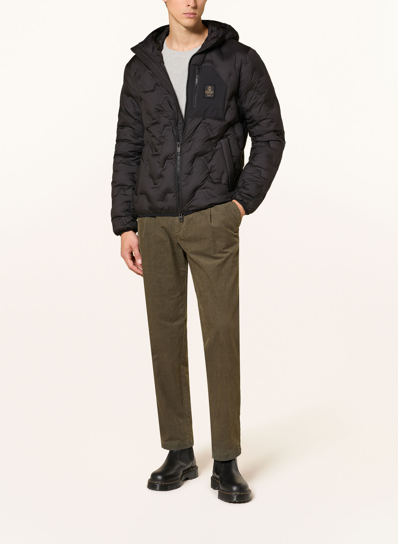 RefrigiWear Lightweight-Daunenjacke GRAPHITE: SCHWARZ