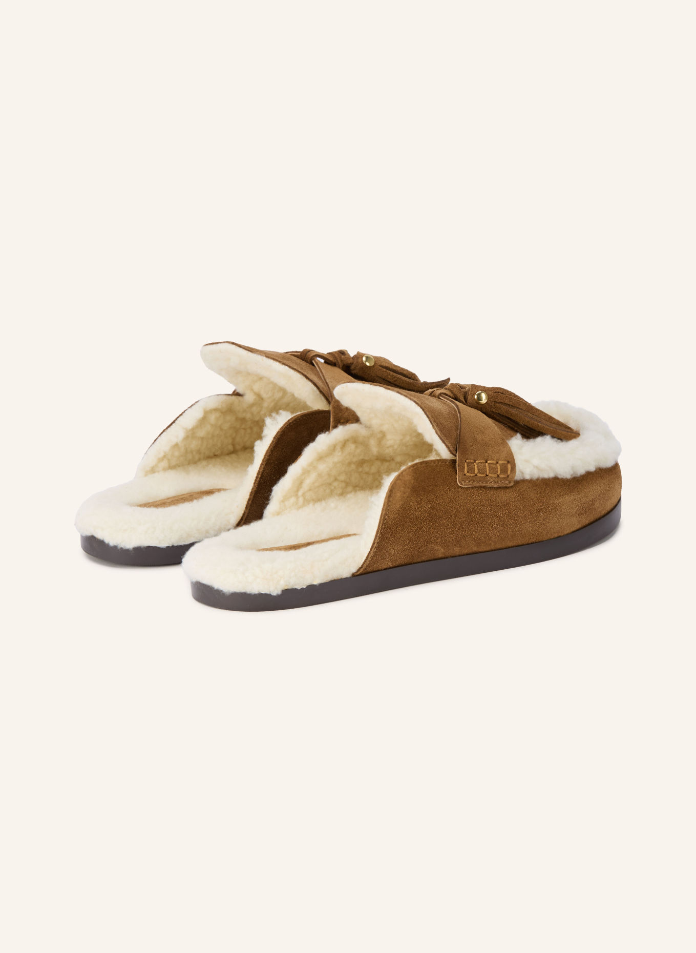 Posa Mules RANCH: BRAUN / ECRU