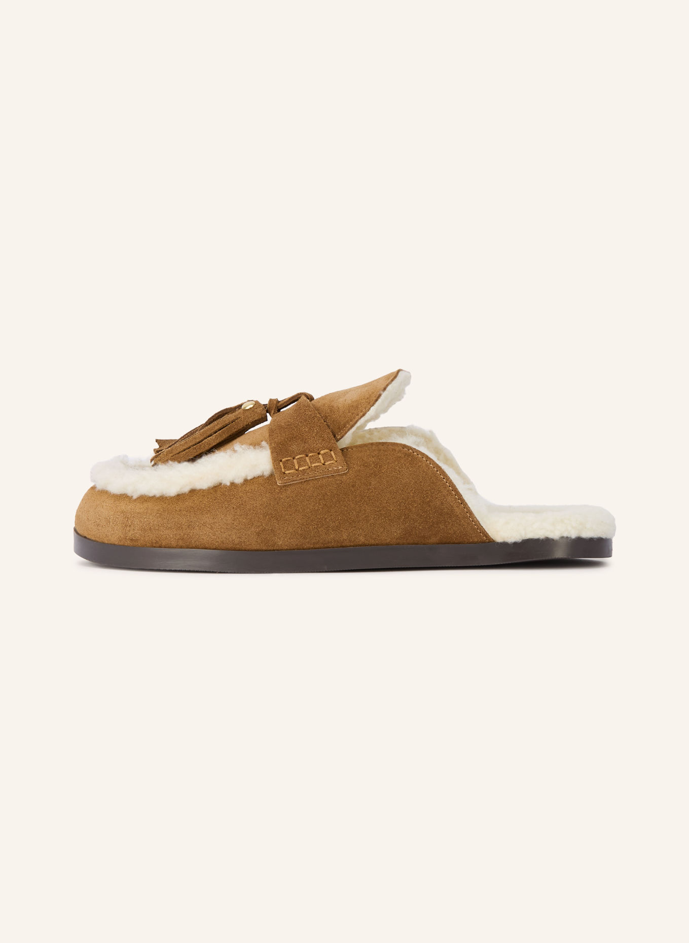 Posa Mules RANCH: BRAUN / ECRU