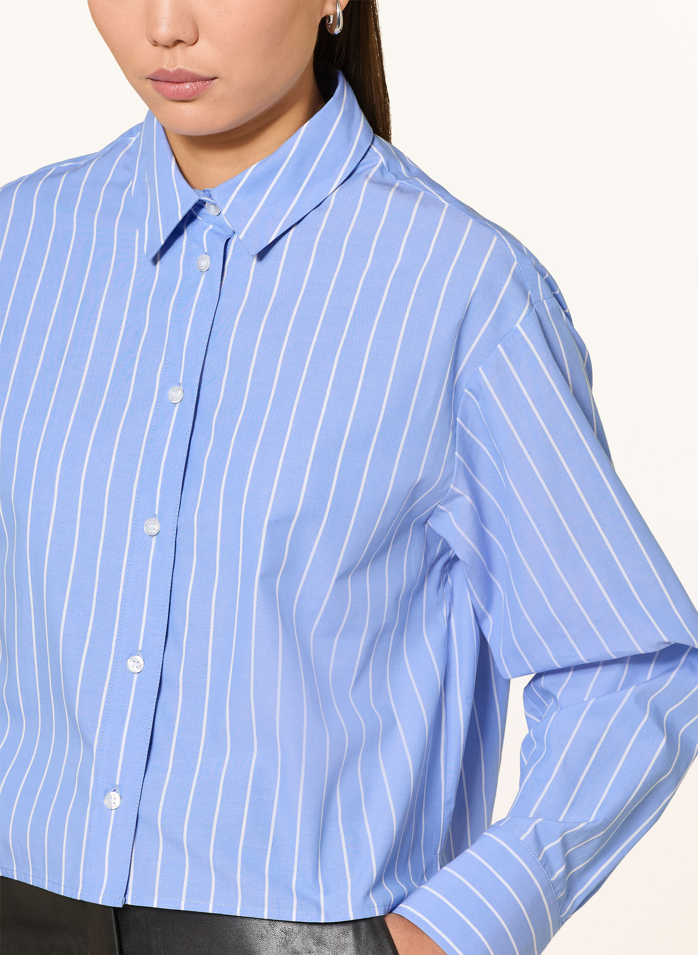 darling harbour Shirt blouse: 7006 blue stripes