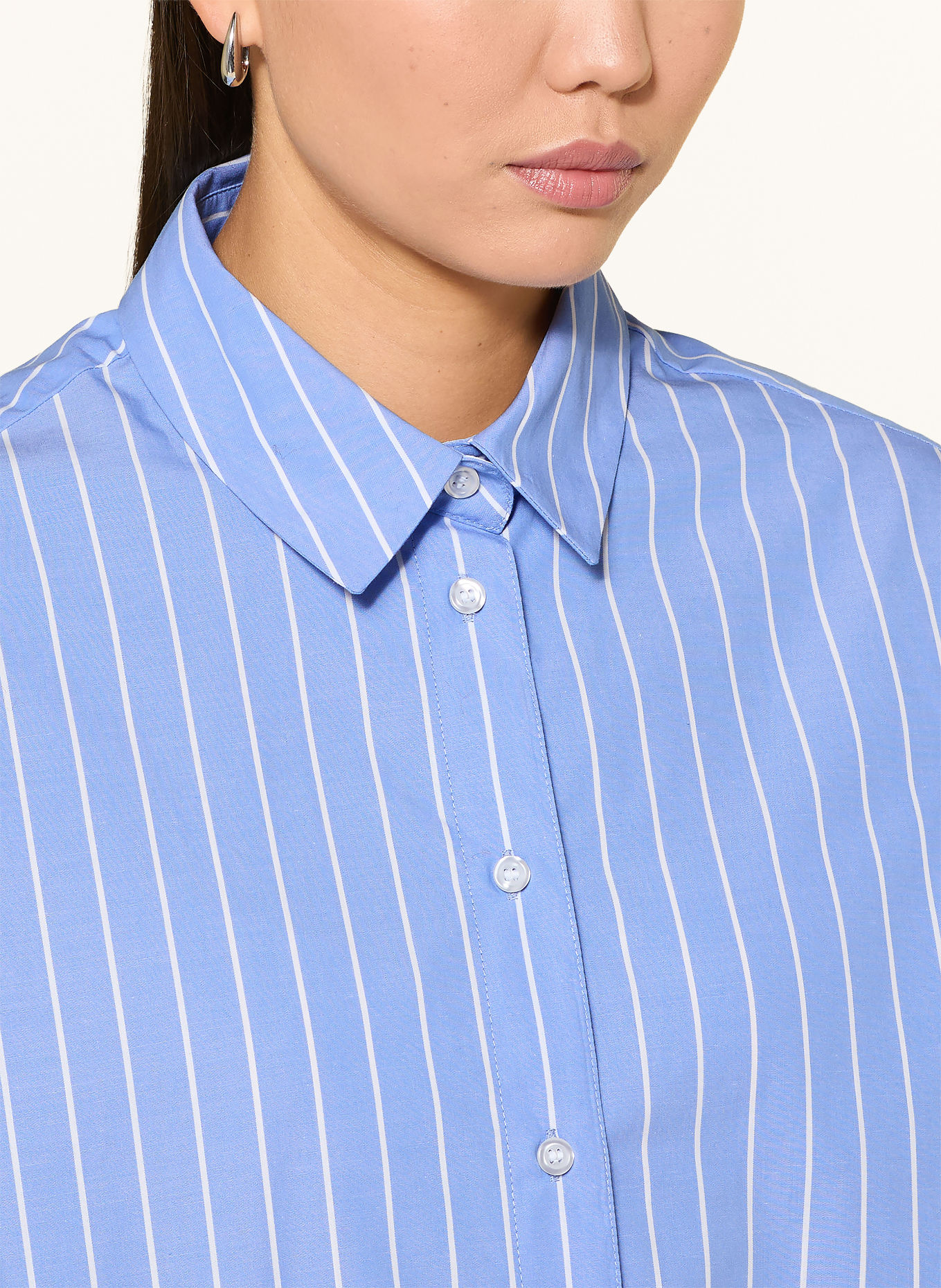 darling harbour Shirt blouse: 7006 blue stripes