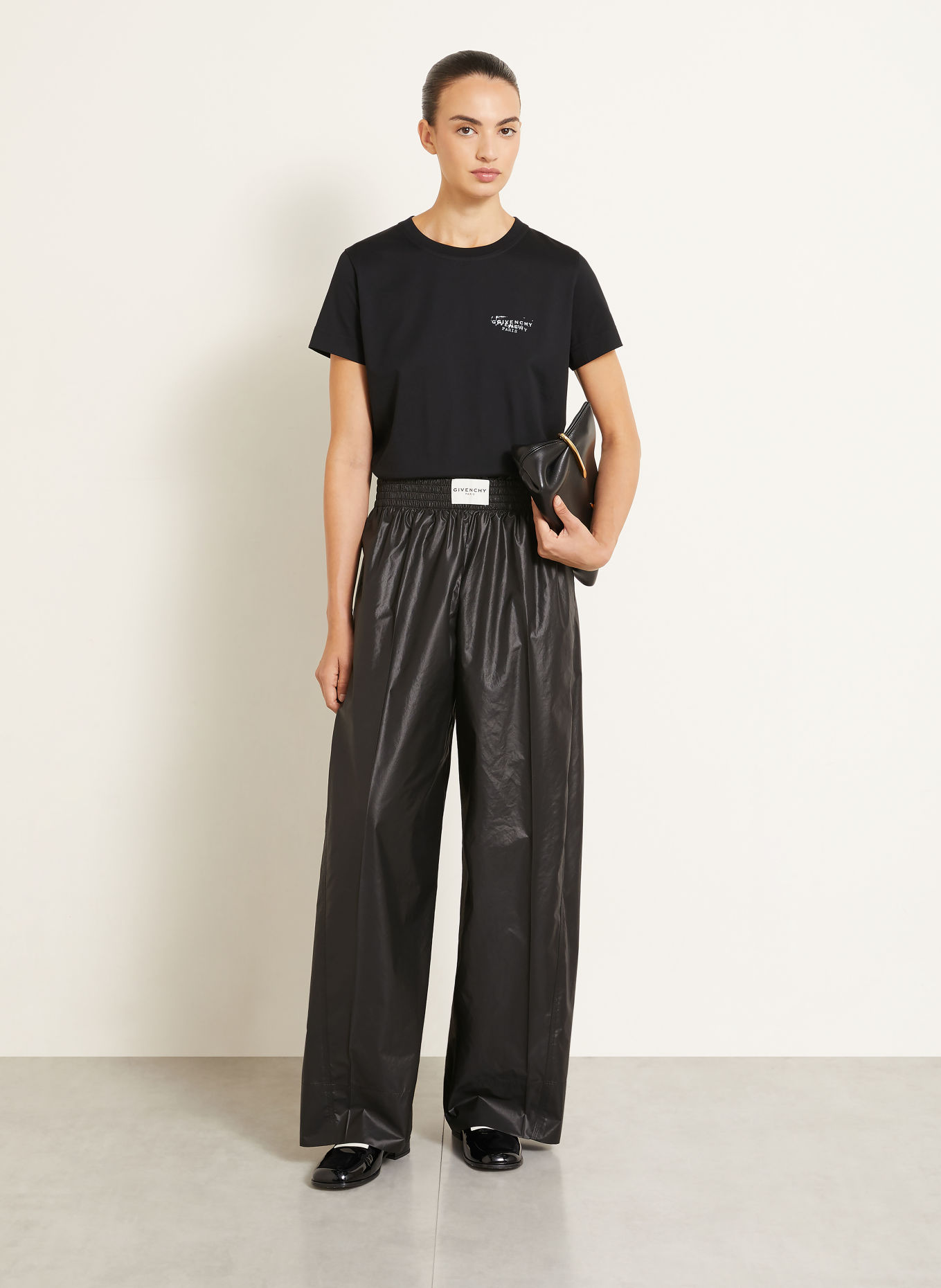 GIVENCHY Kalhoty: ČERNÁ