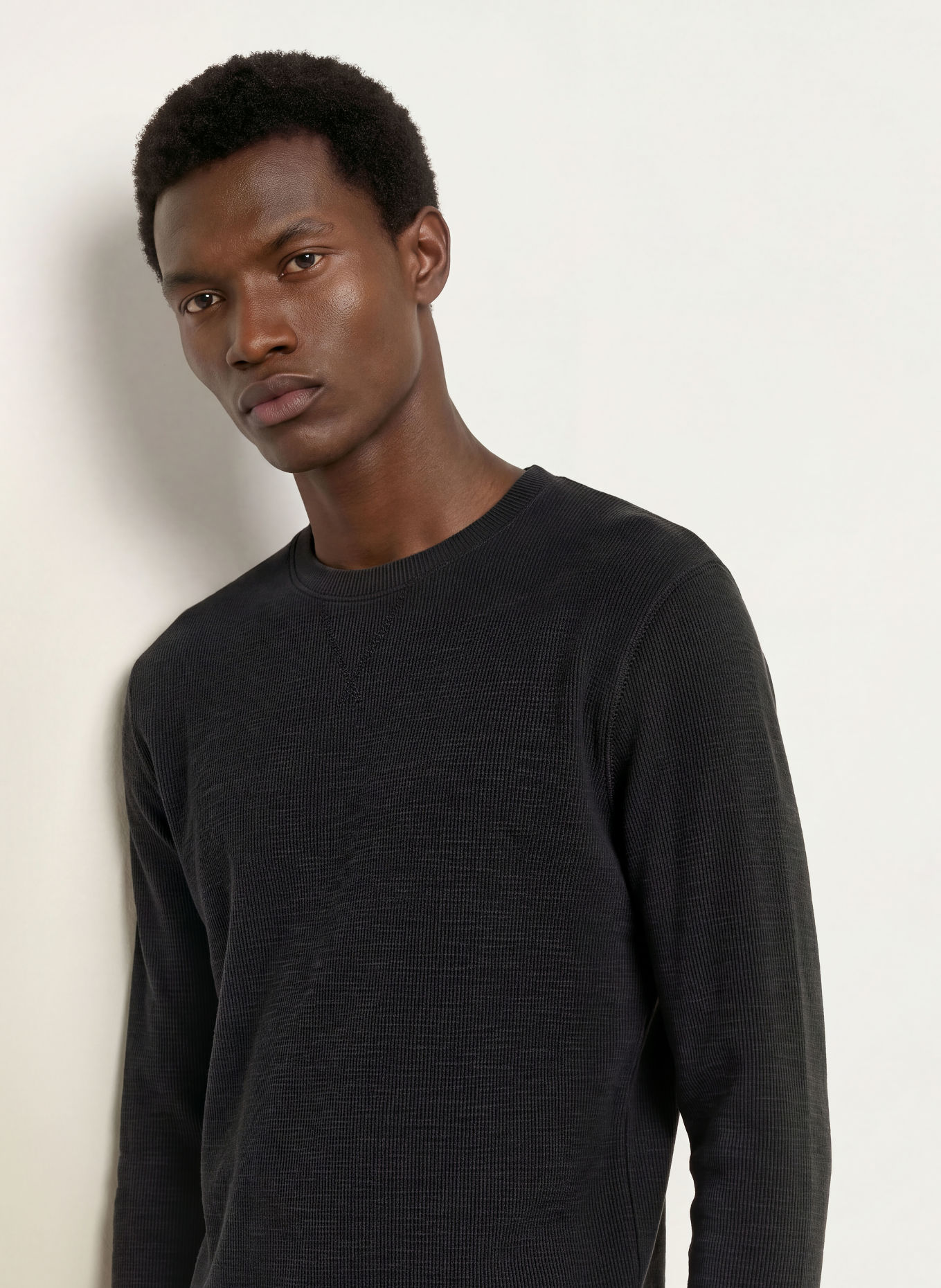 TOMMY JEANS Long-sleeve shirt: BLACK