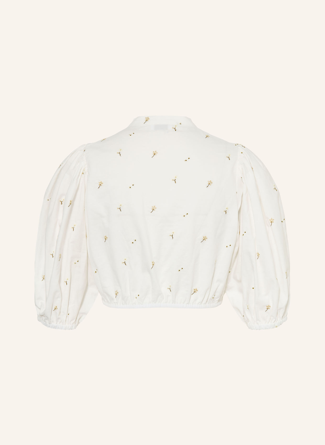 LIMBERRY Dirndlbluse COLETTE: WEISS / BEIGE