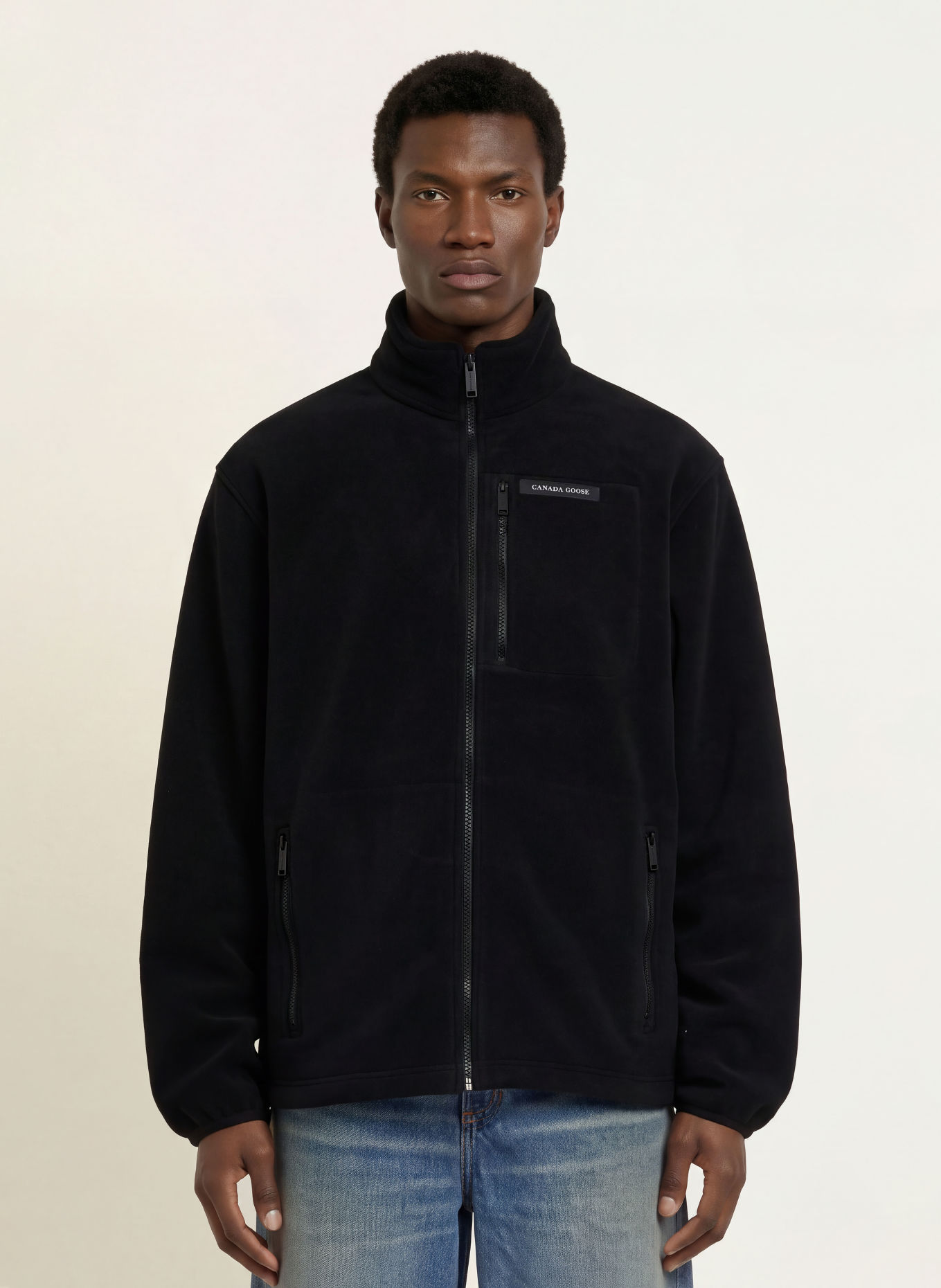 CANADA GOOSE Fleecejas LOMA: ZWART