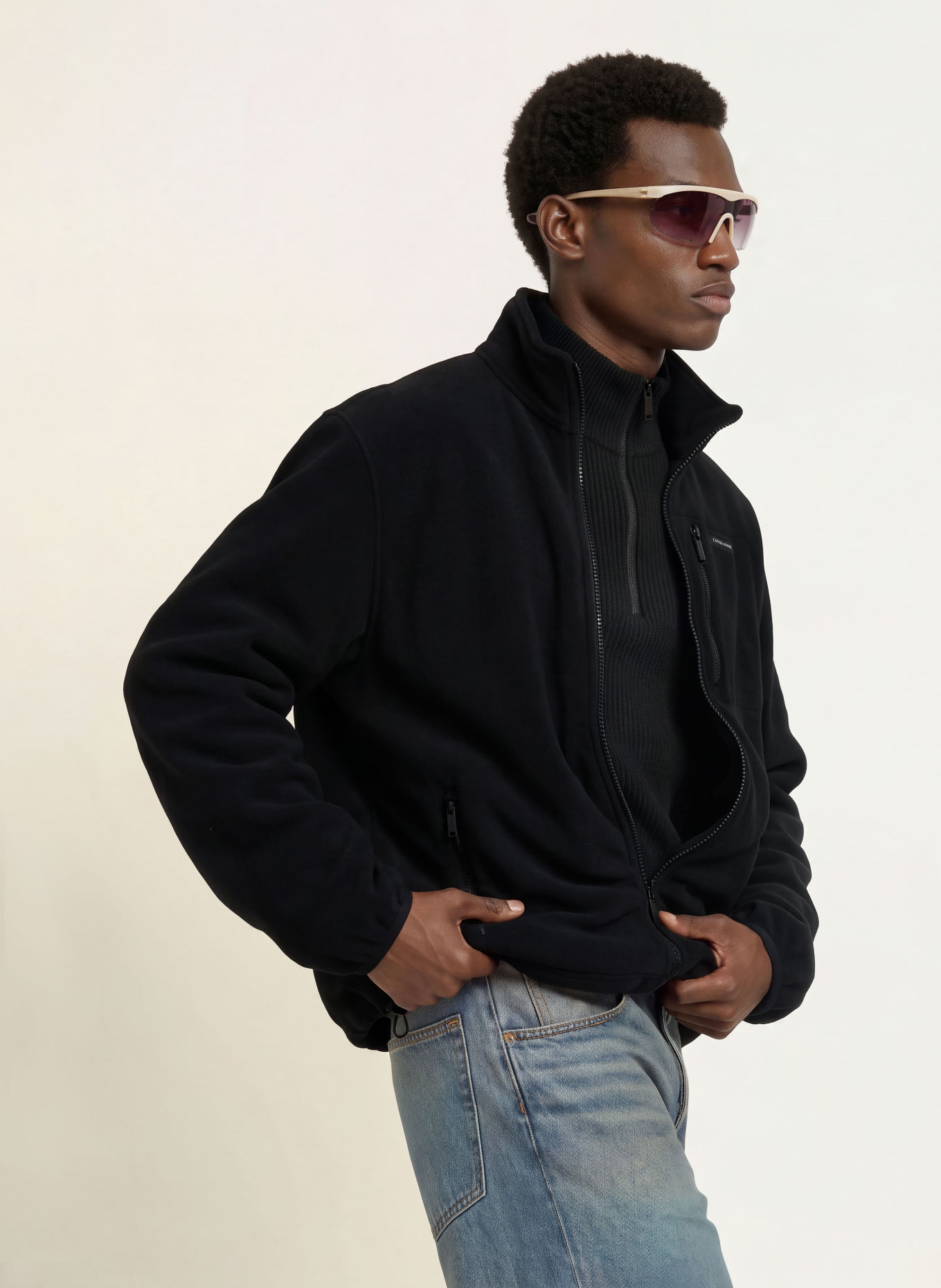 CANADA GOOSE Fleecejas LOMA: ZWART