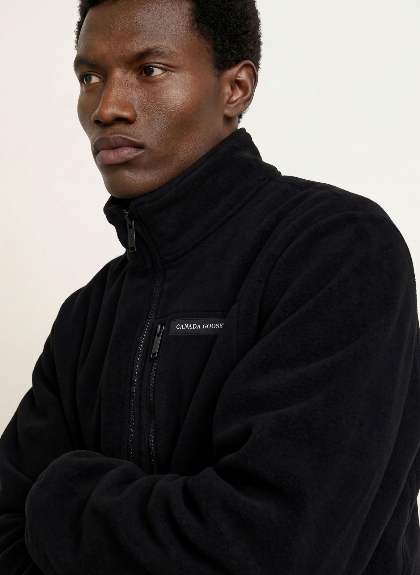 CANADA GOOSE Fleecejas LOMA: ZWART