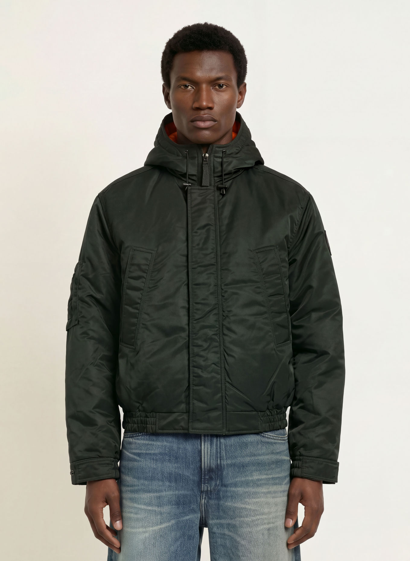 CANADA GOOSE WINDROW Down bomber jacket: BLACK