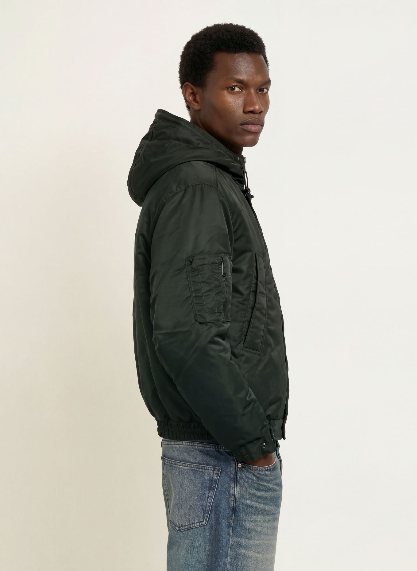 CANADA GOOSE WINDROW Down bomber jacket: BLACK