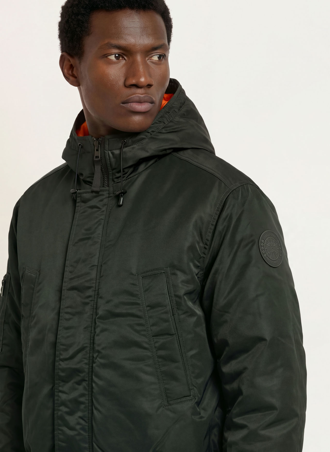 CANADA GOOSE WINDROW Down bomber jacket: BLACK