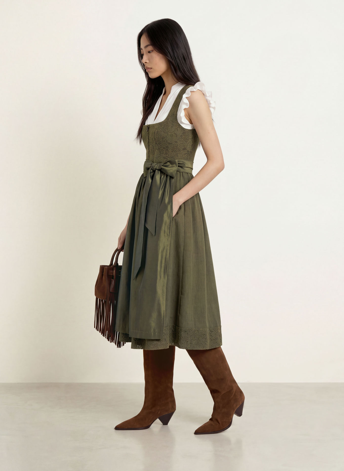 LIMBERRY Dirndl JEANNE: OLIV