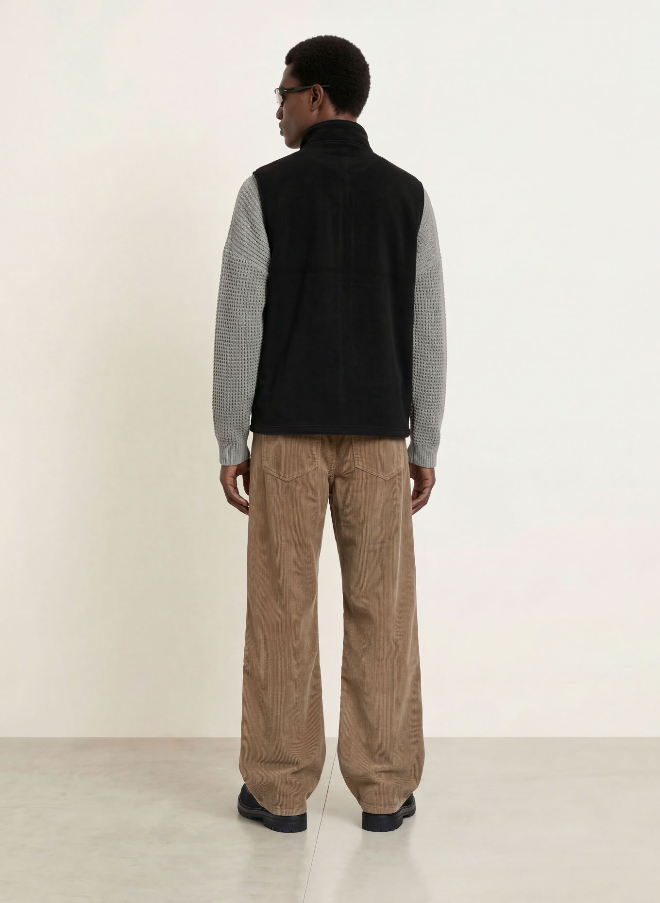 CANADA GOOSE LOMA Fleece Vest: BLACK