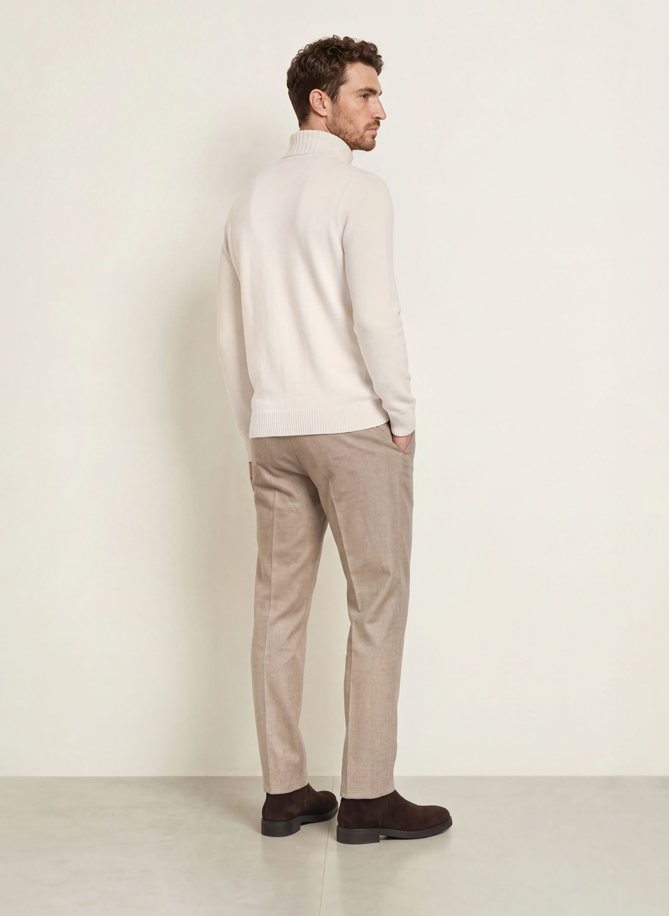 DIGEL FRANCIS Turtleneck sweater: CREAM