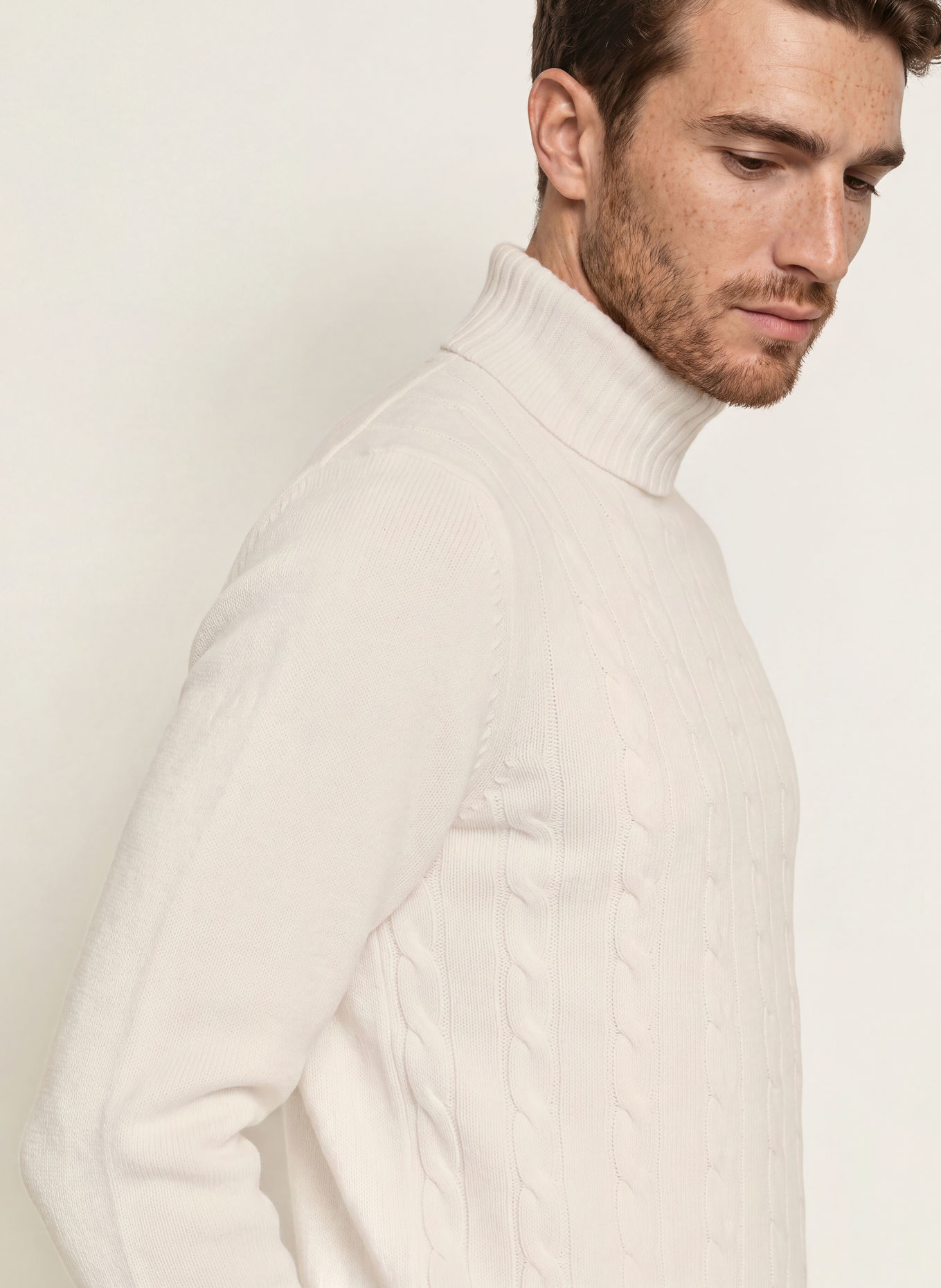 DIGEL FRANCIS Turtleneck sweater: CREAM