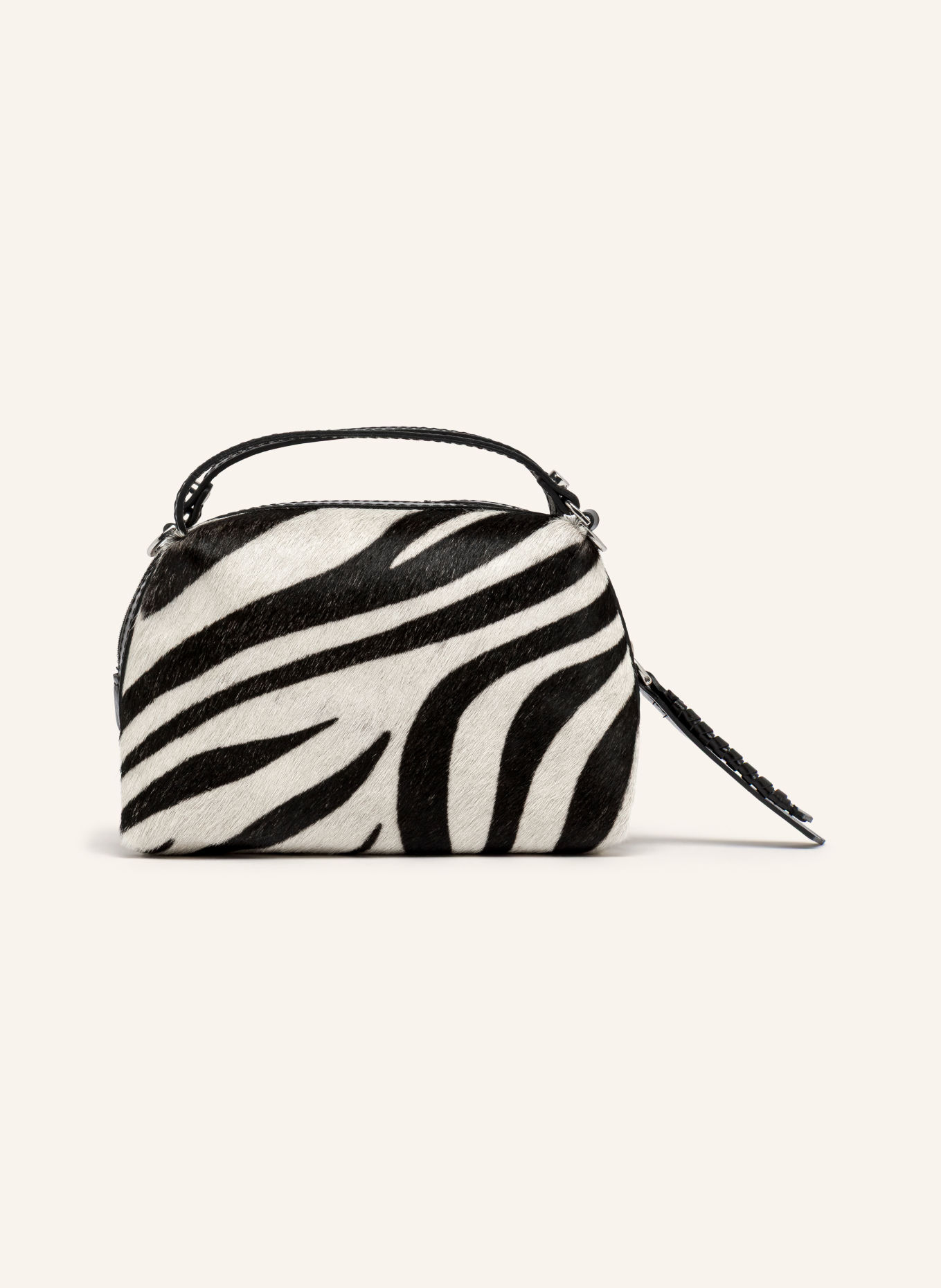 GIANNI CHIARINI Handtasche ALIFA MEDIUM: SCHWARZ / SILBER / WEISS