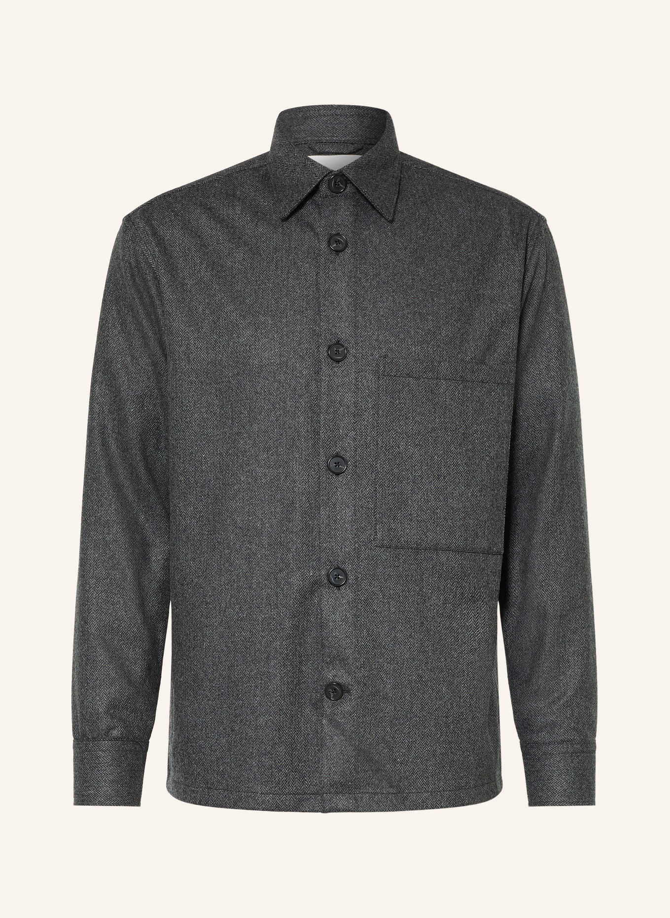 NN.07 Overshirt FREDDY: GRÅ