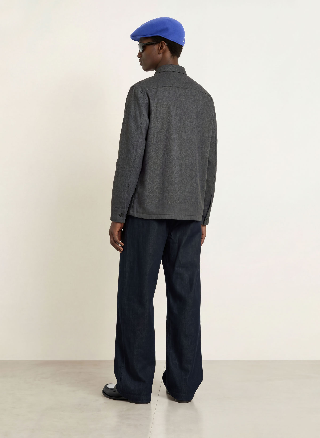NN.07 Overshirt FREDDY: GRÅ