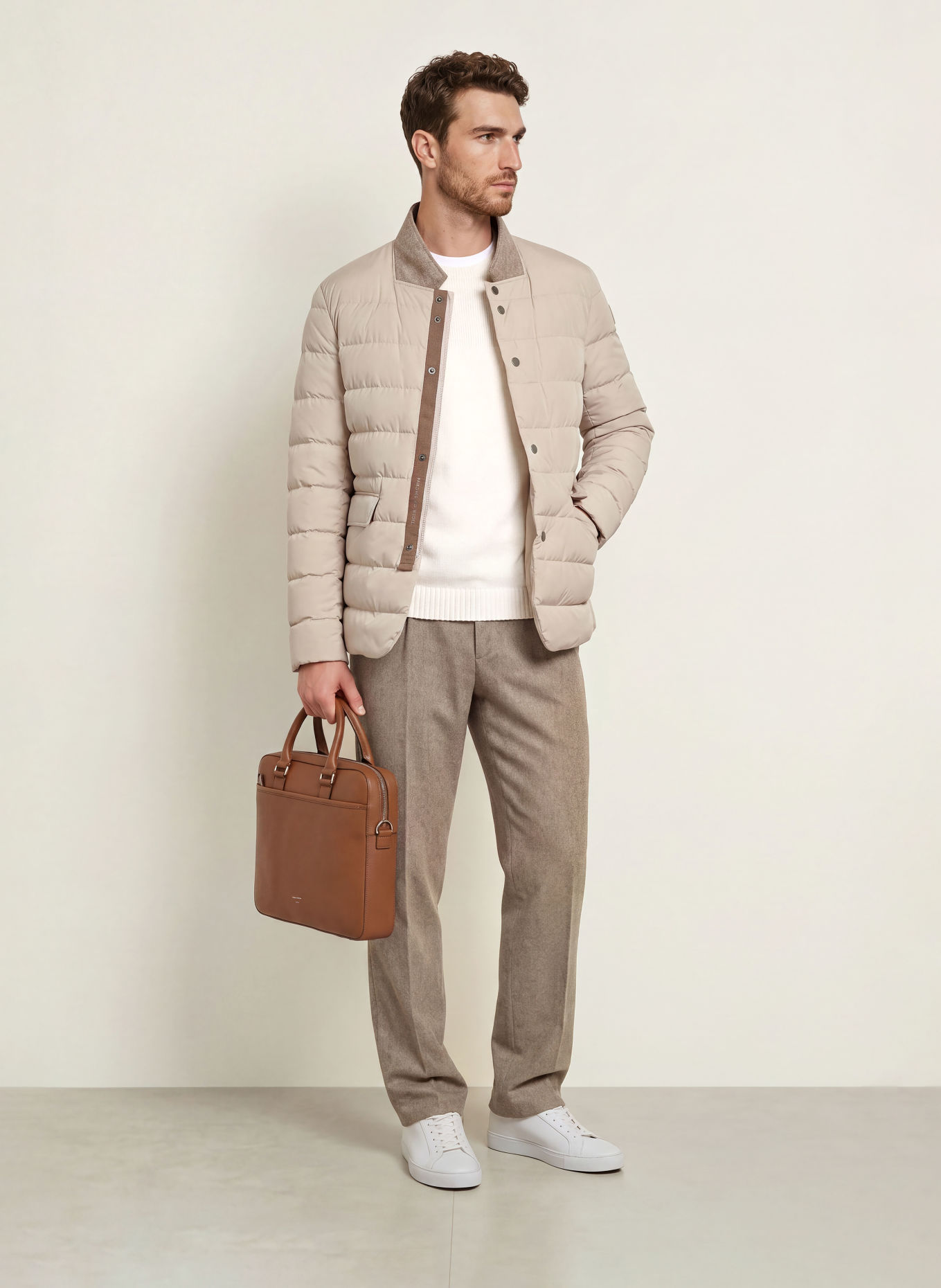 TIGER OF SWEDEN Daunenjacke JOEN: CREME
