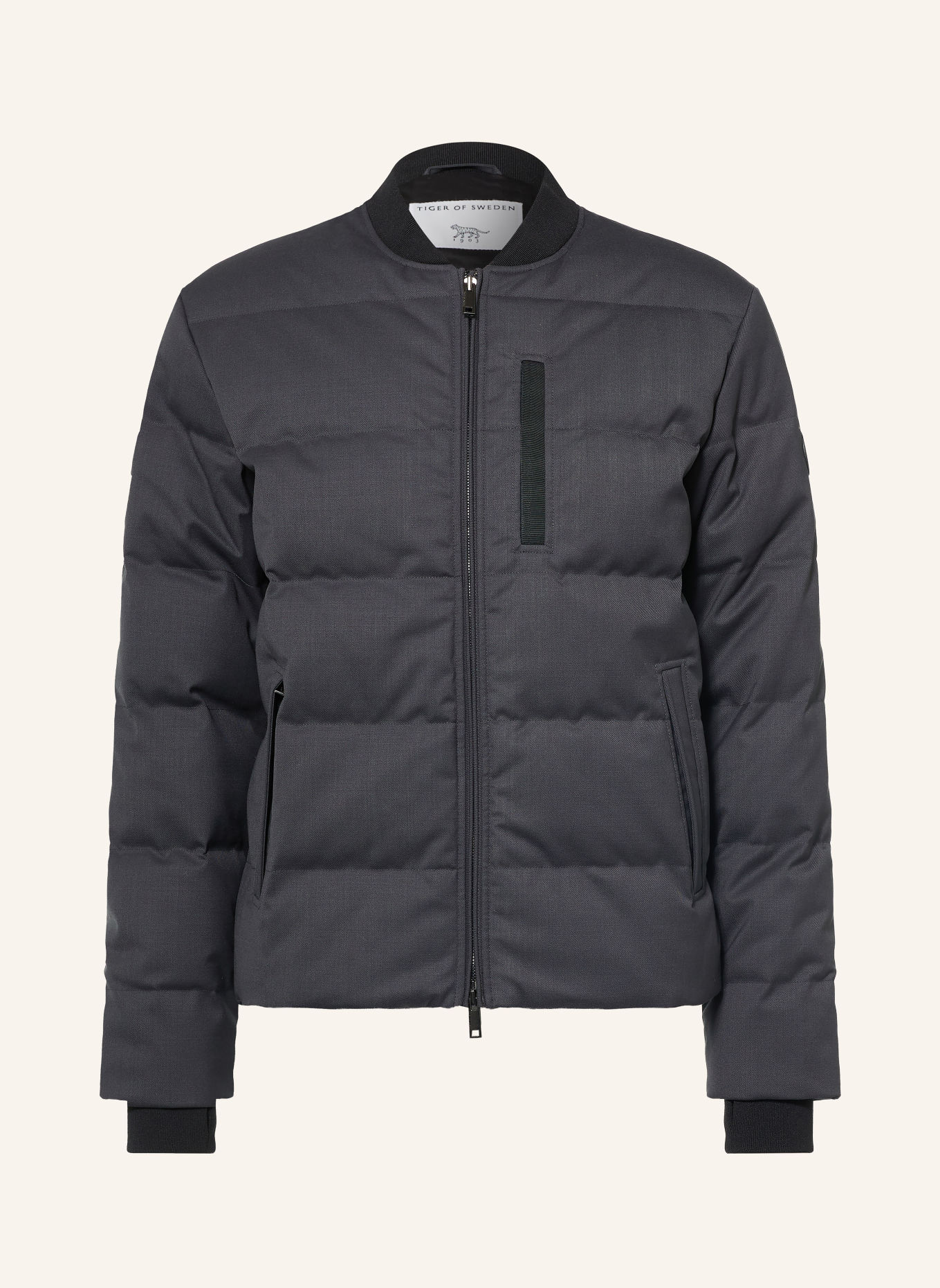 TIGER OF SWEDEN JOSSU Down Jacket: DARK GRAY / BLACK
