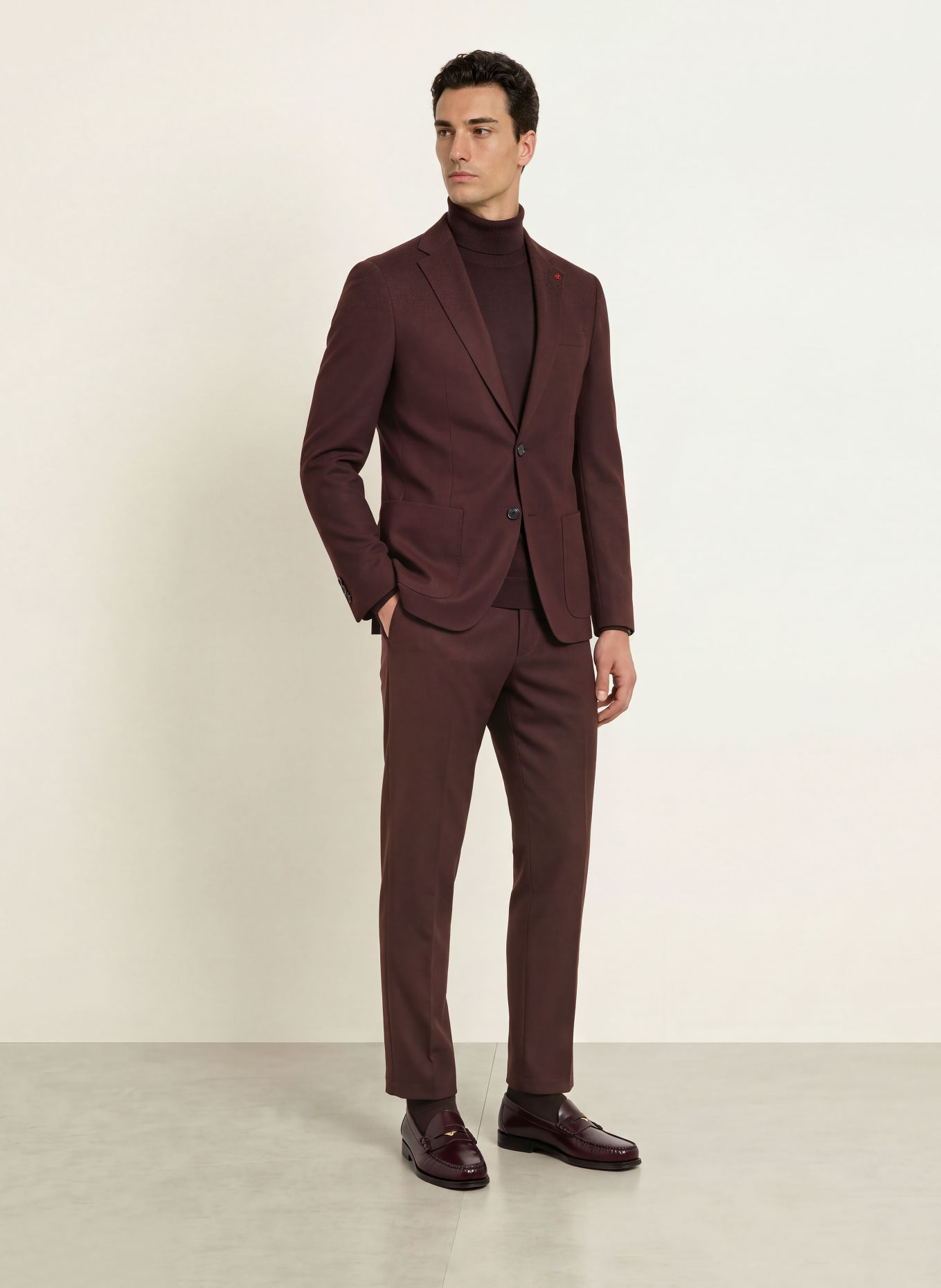 ROY ROBSON Anzugsakko Slim Fit: A601 DARK RED