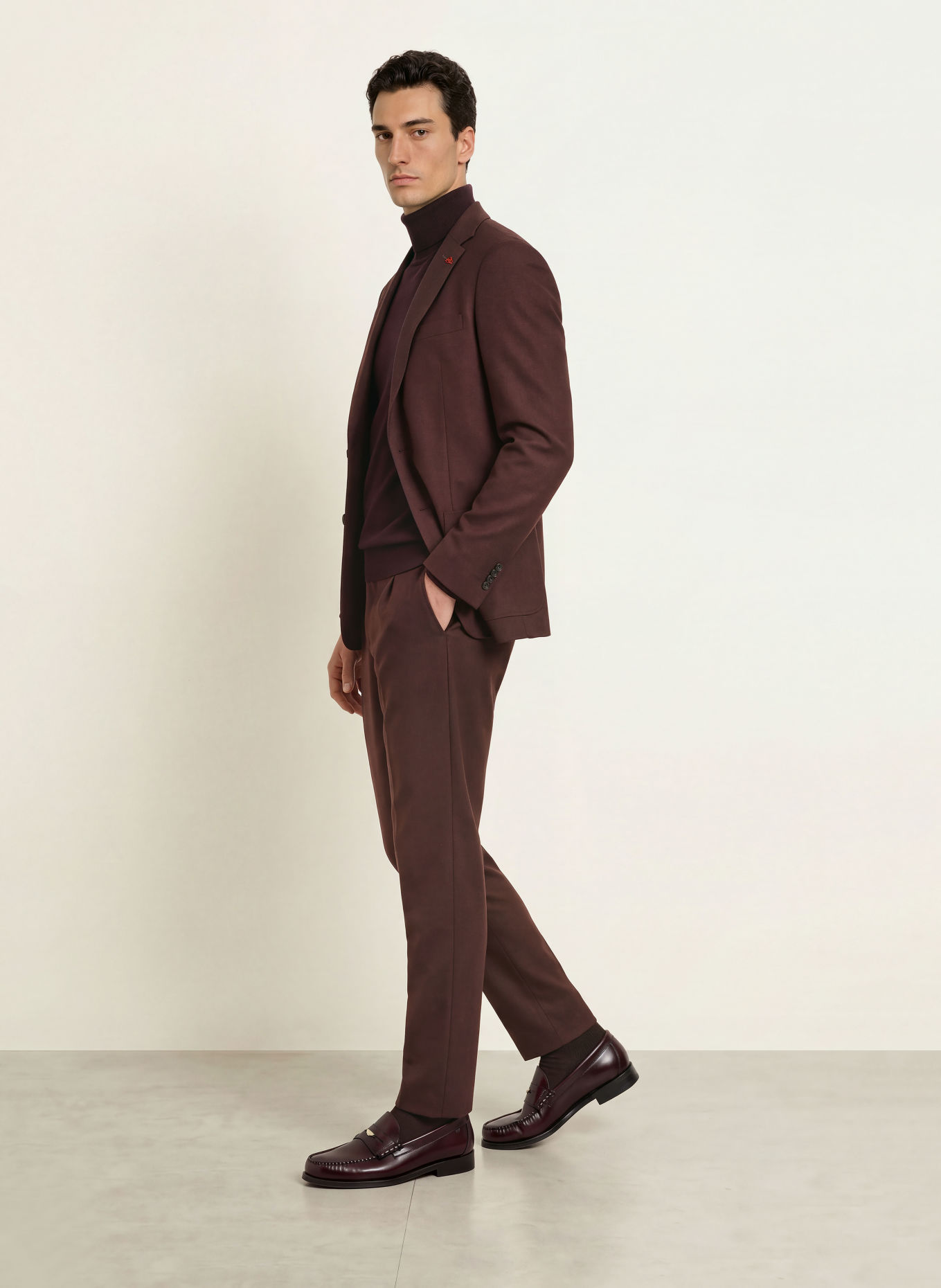 ROY ROBSON Anzugsakko Slim Fit: A601 DARK RED