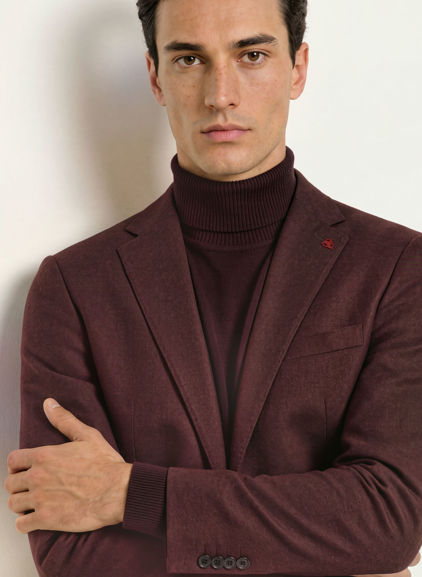 ROY ROBSON Anzugsakko Slim Fit: A601 DARK RED