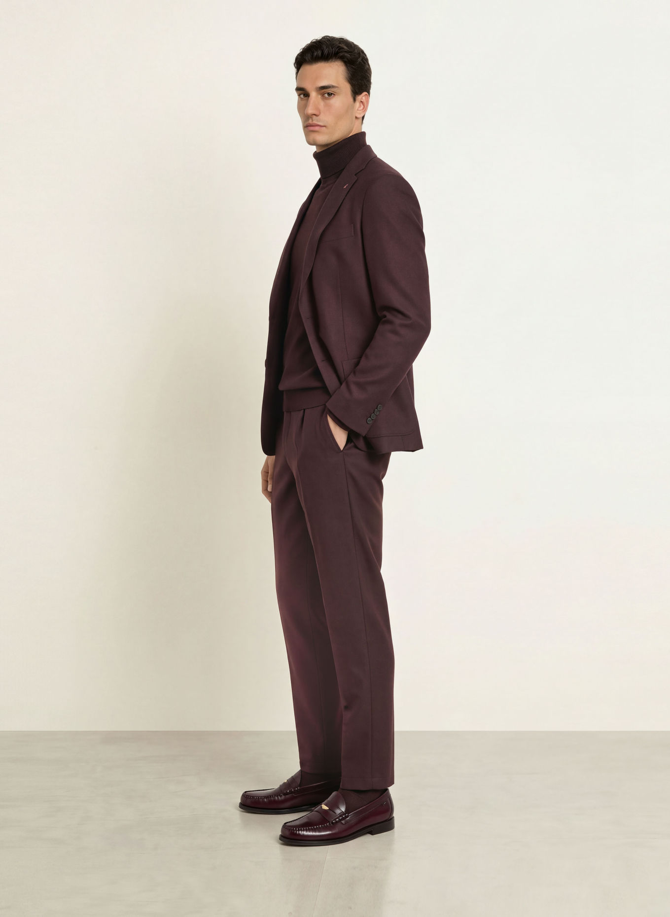 ROY ROBSON Anzughose Slim Fit: A601 DARK RED
