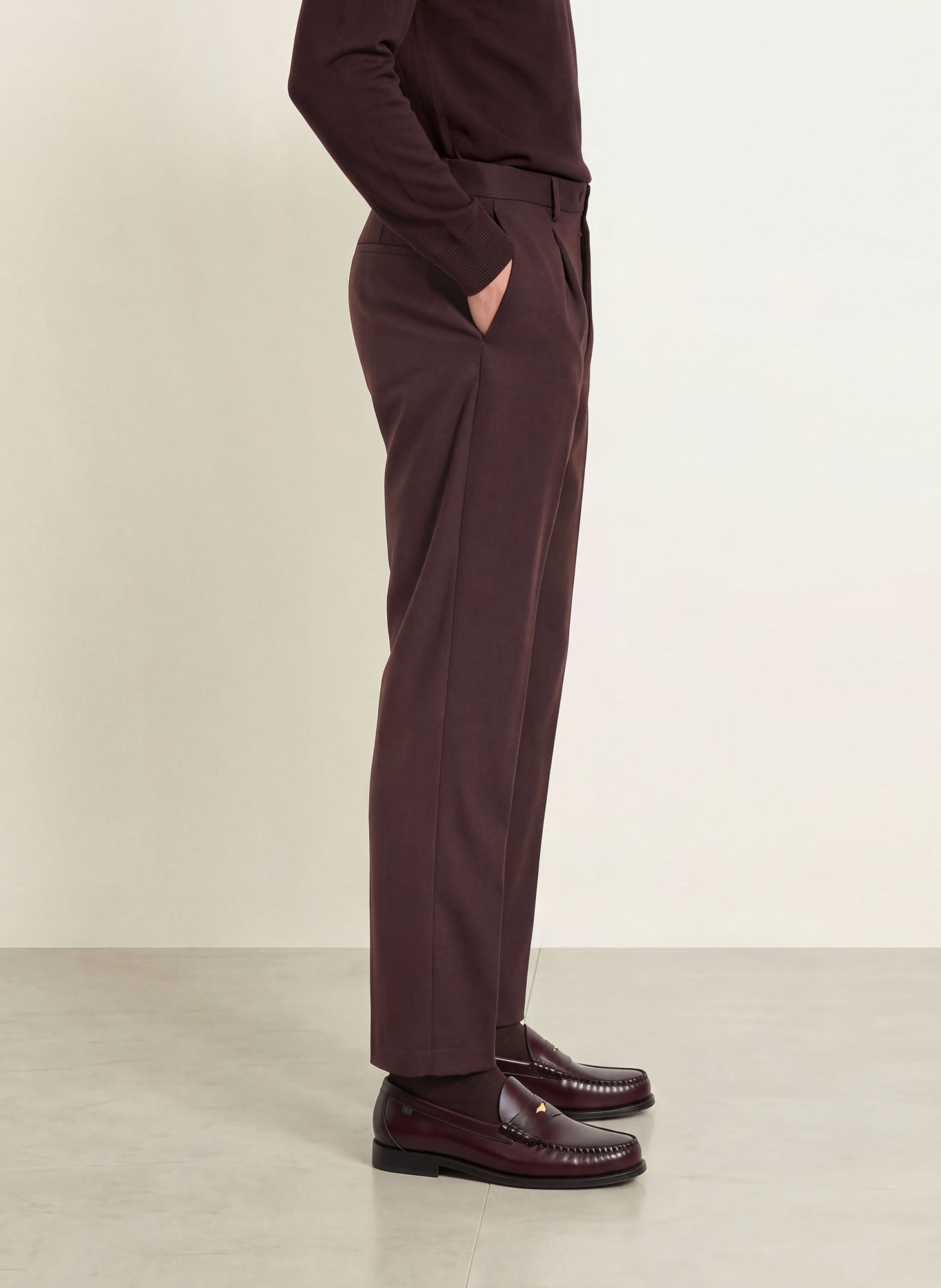 ROY ROBSON Anzughose Slim Fit: A601 DARK RED