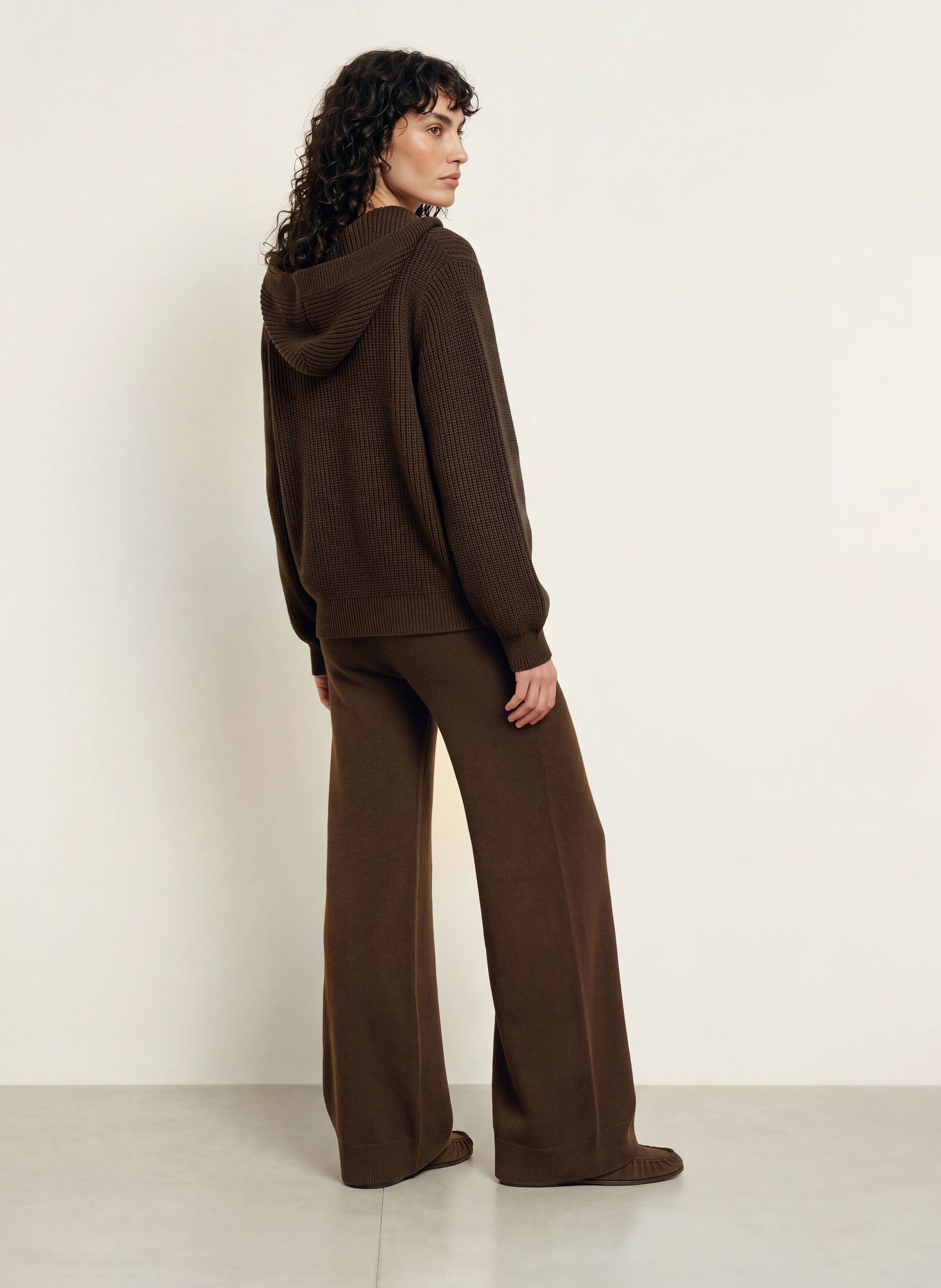 LEZU Cardigan TULU: MØRKEBRUN