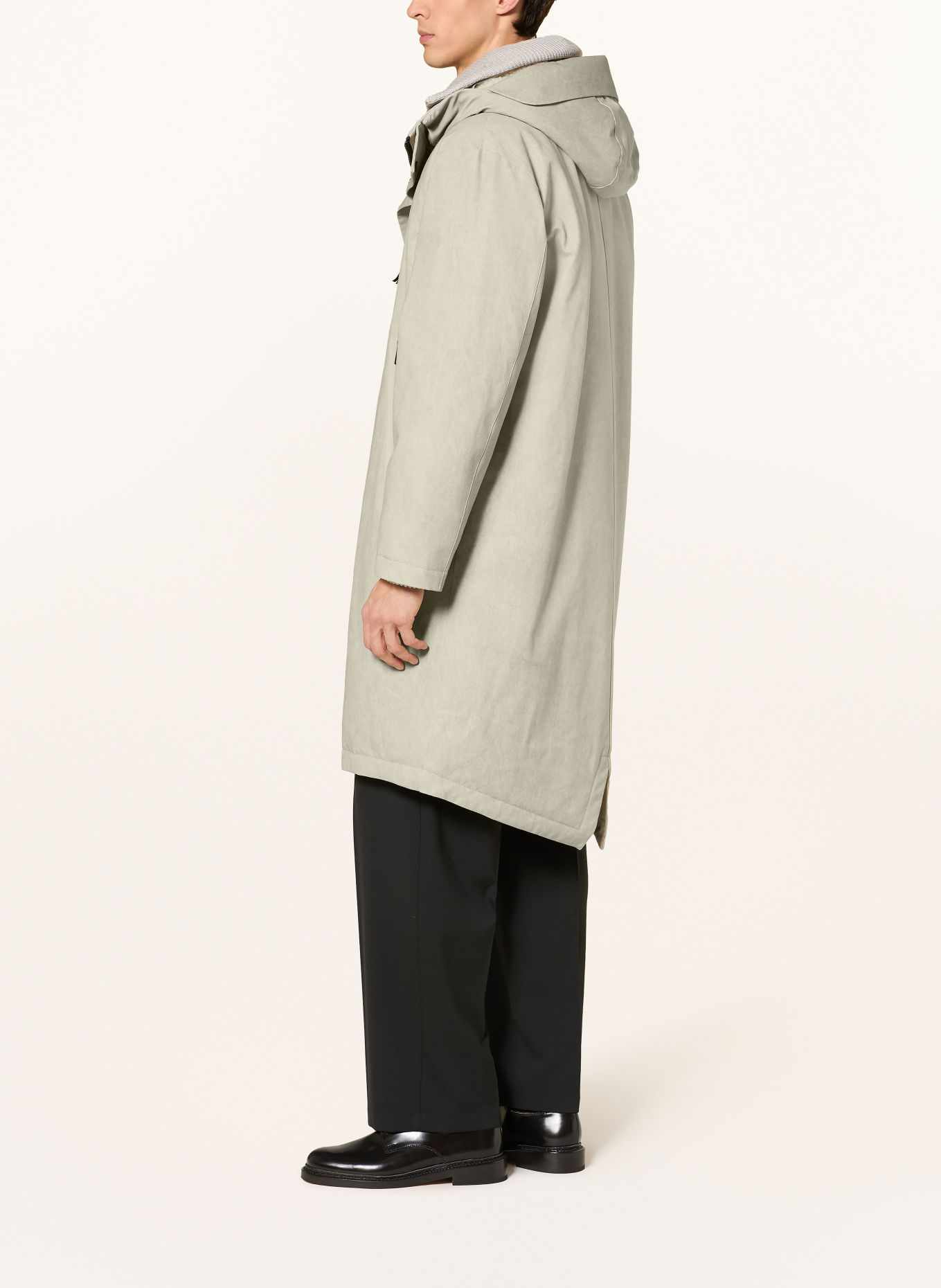 STRELLSON Parka met afneembare capuchon: LICHTGRIJS