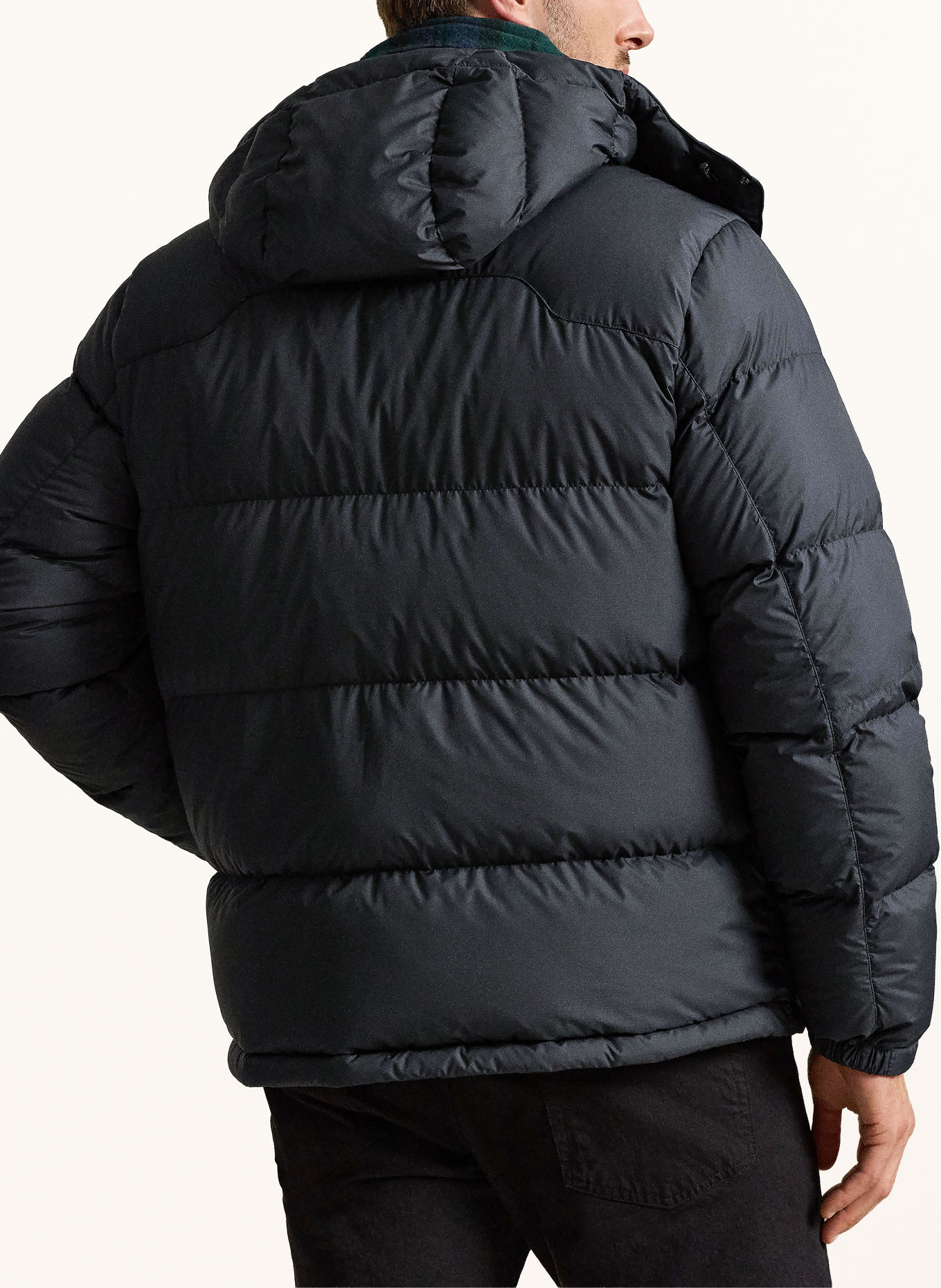 POLO RALPH LAUREN Big & Tall Donsjas: ZWART