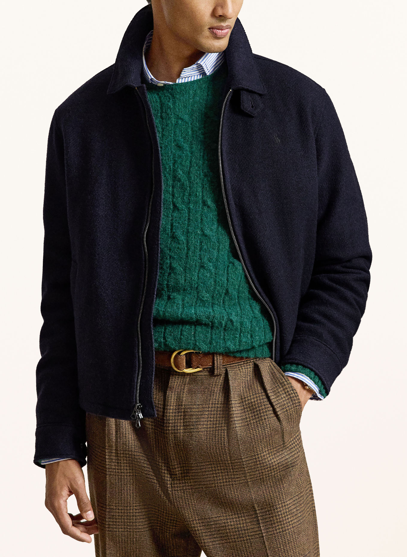 POLO RALPH LAUREN Jacket: DARK BLUE